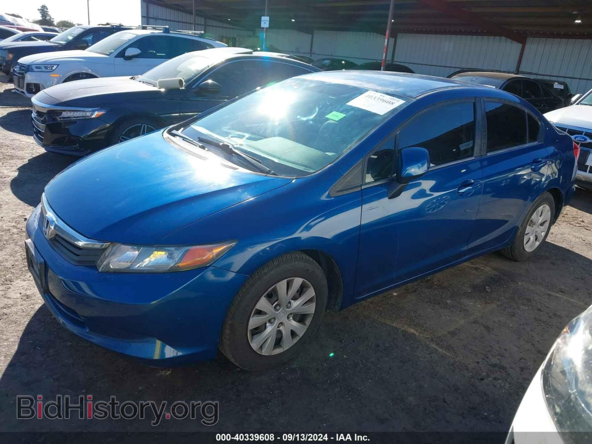 2012 HONDA CIVIC - VIN: 19XFB2F58CE359207 - Фото 2