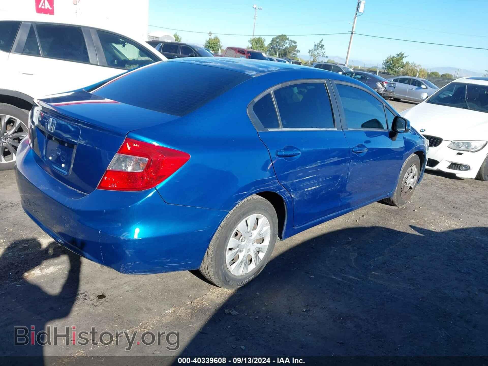 2012 HONDA CIVIC - VIN: 19XFB2F58CE359207 - Фото 4