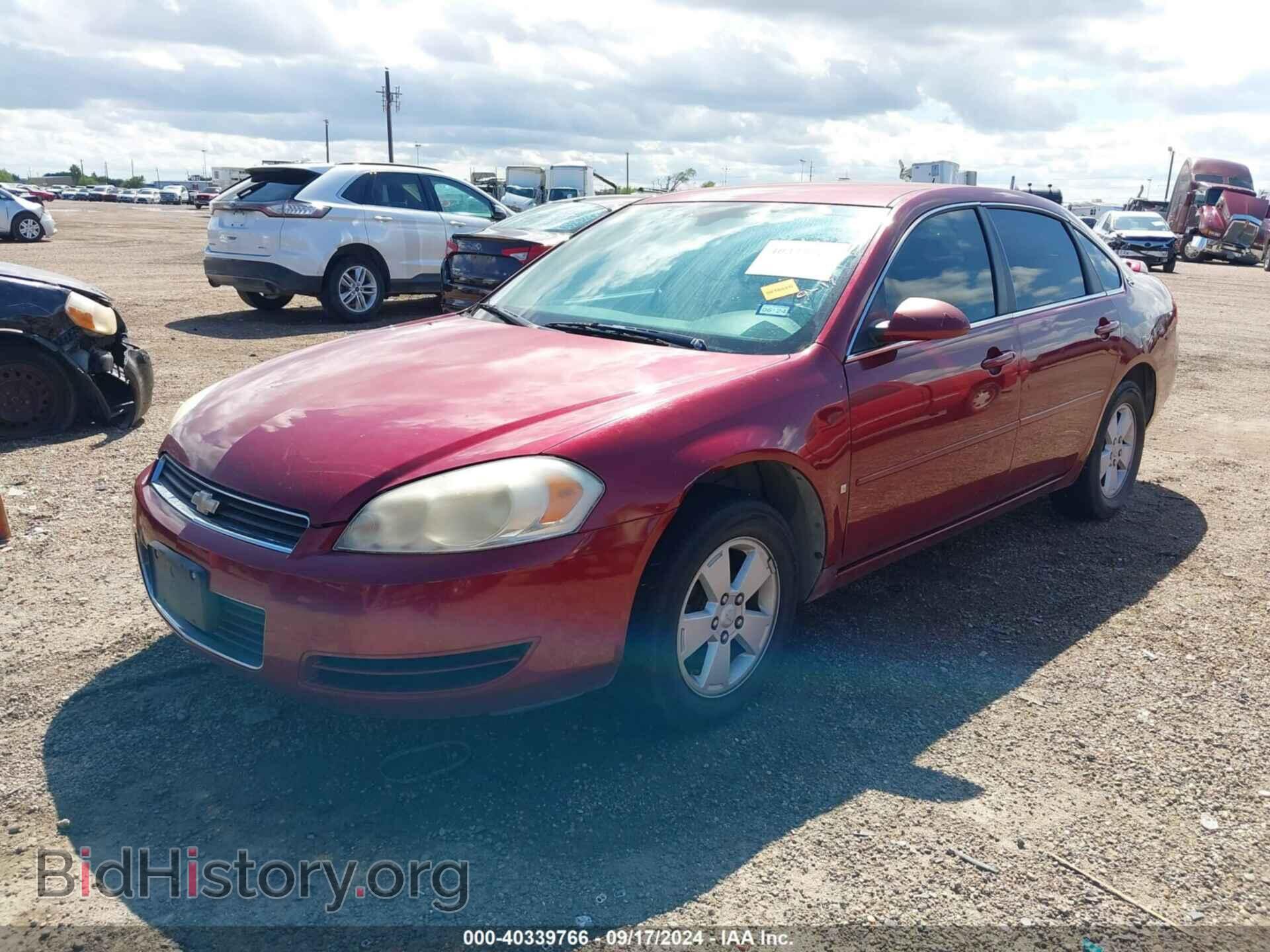 2008 CHEVROLET IMPALA - VIN: 2G1WT58K681217677 - Фото 2