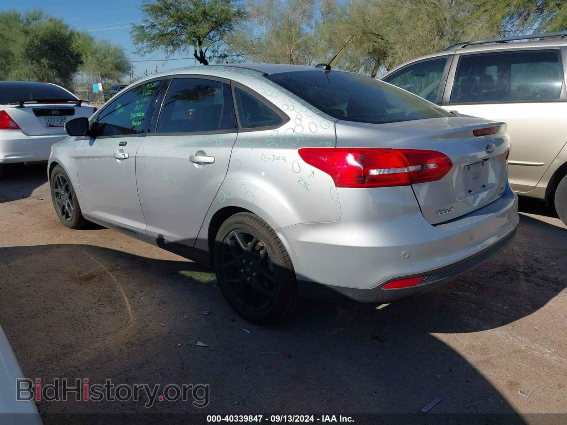 2016 FORD FOCUS - VIN: 1FADP3F22GL405895 - Фото 3
