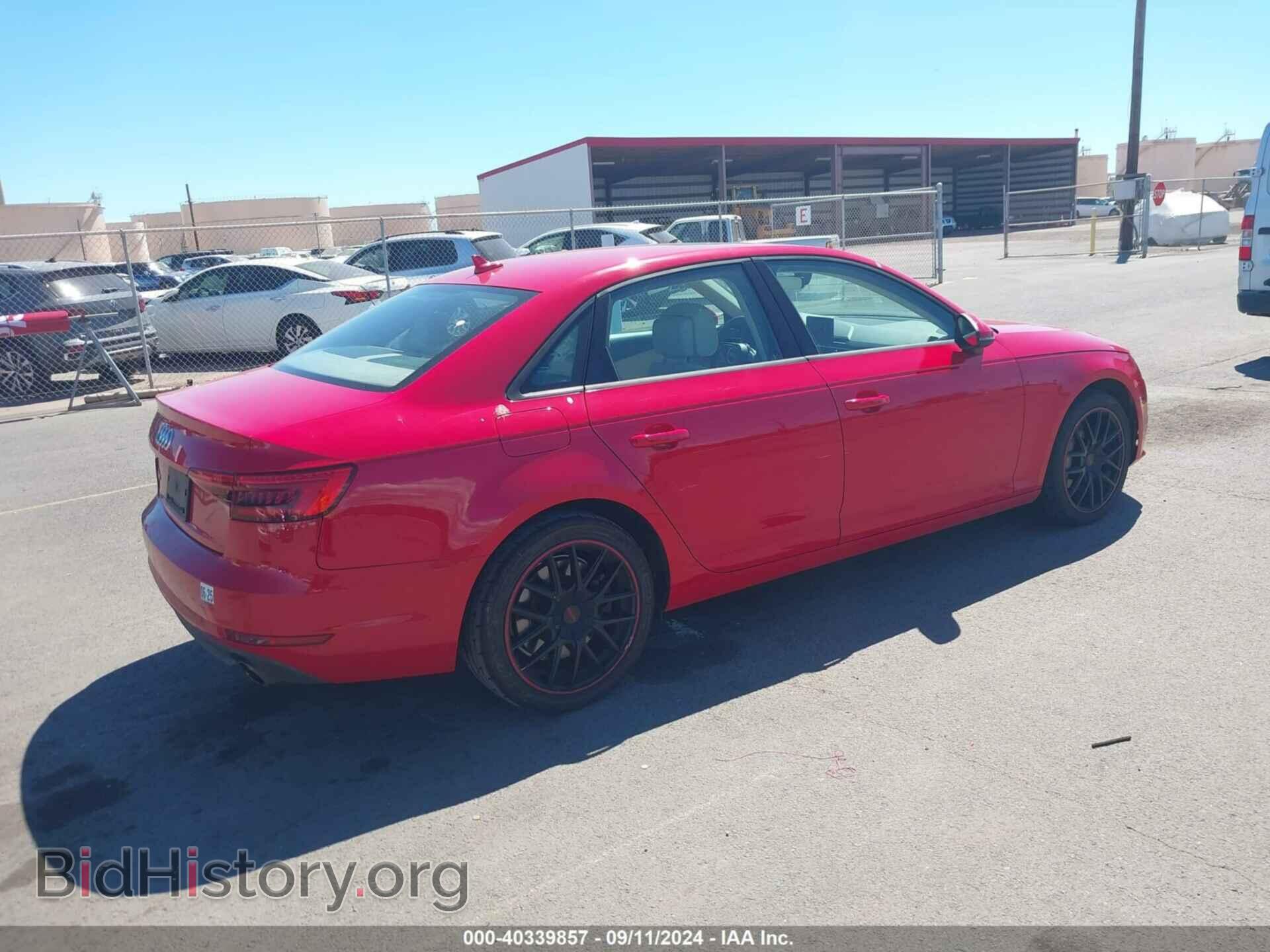 2017 AUDI A4 - VIN: WAUGNAF43HN020528 - Фото 4