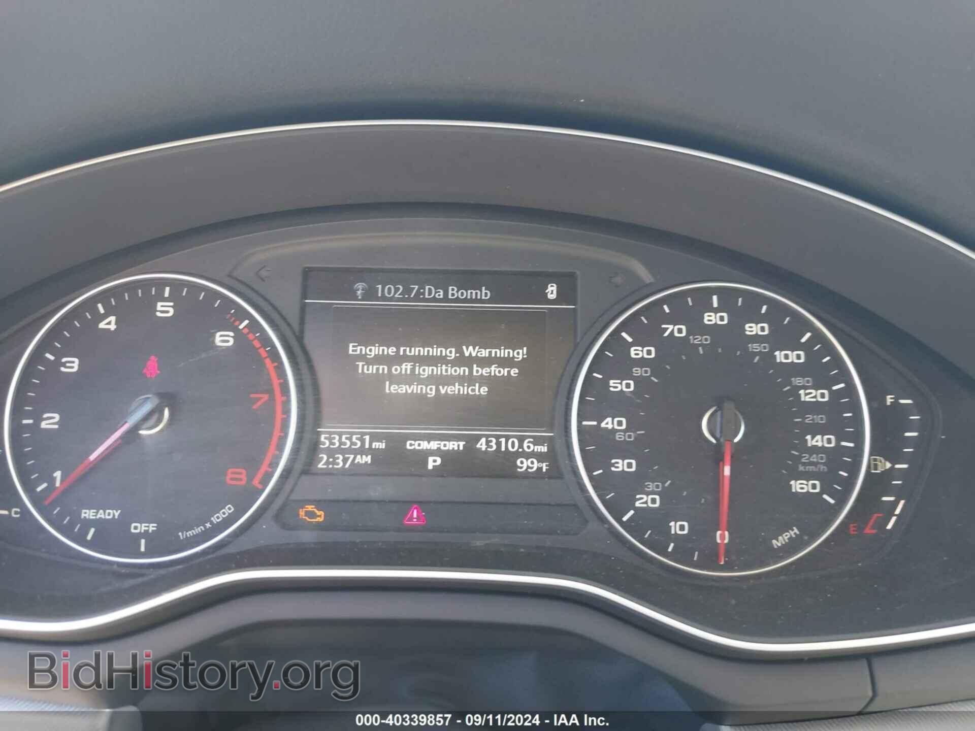 2017 AUDI A4 - VIN: WAUGNAF43HN020528 - Фото 7