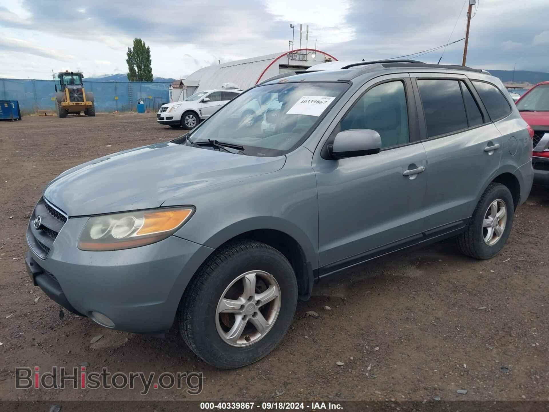 2007 HYUNDAI SANTA FE - VIN: 5NMSG73D57H083463 - Фото 2