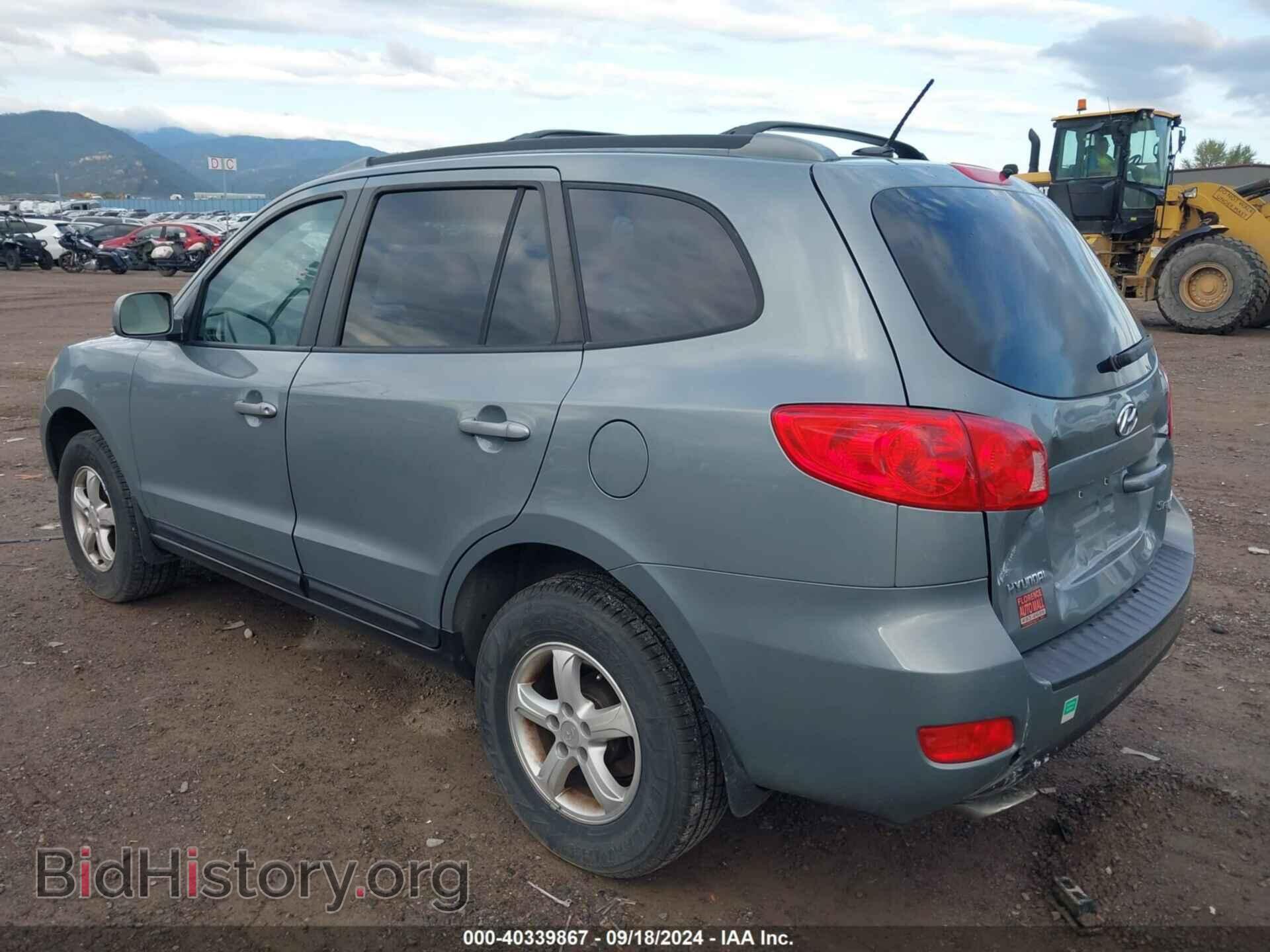 2007 HYUNDAI SANTA FE - VIN: 5NMSG73D57H083463 - Фото 3