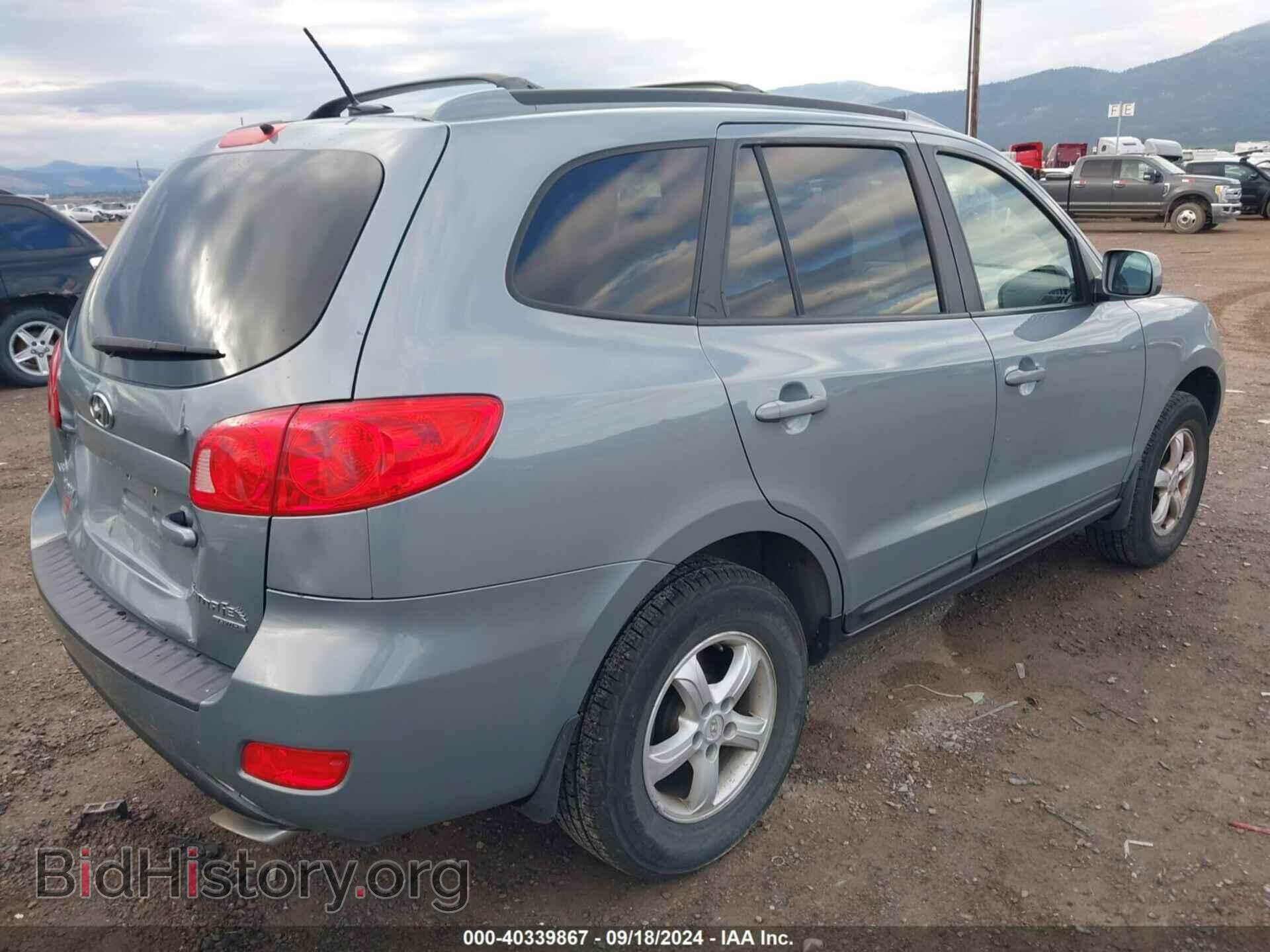 2007 HYUNDAI SANTA FE - VIN: 5NMSG73D57H083463 - Фото 4