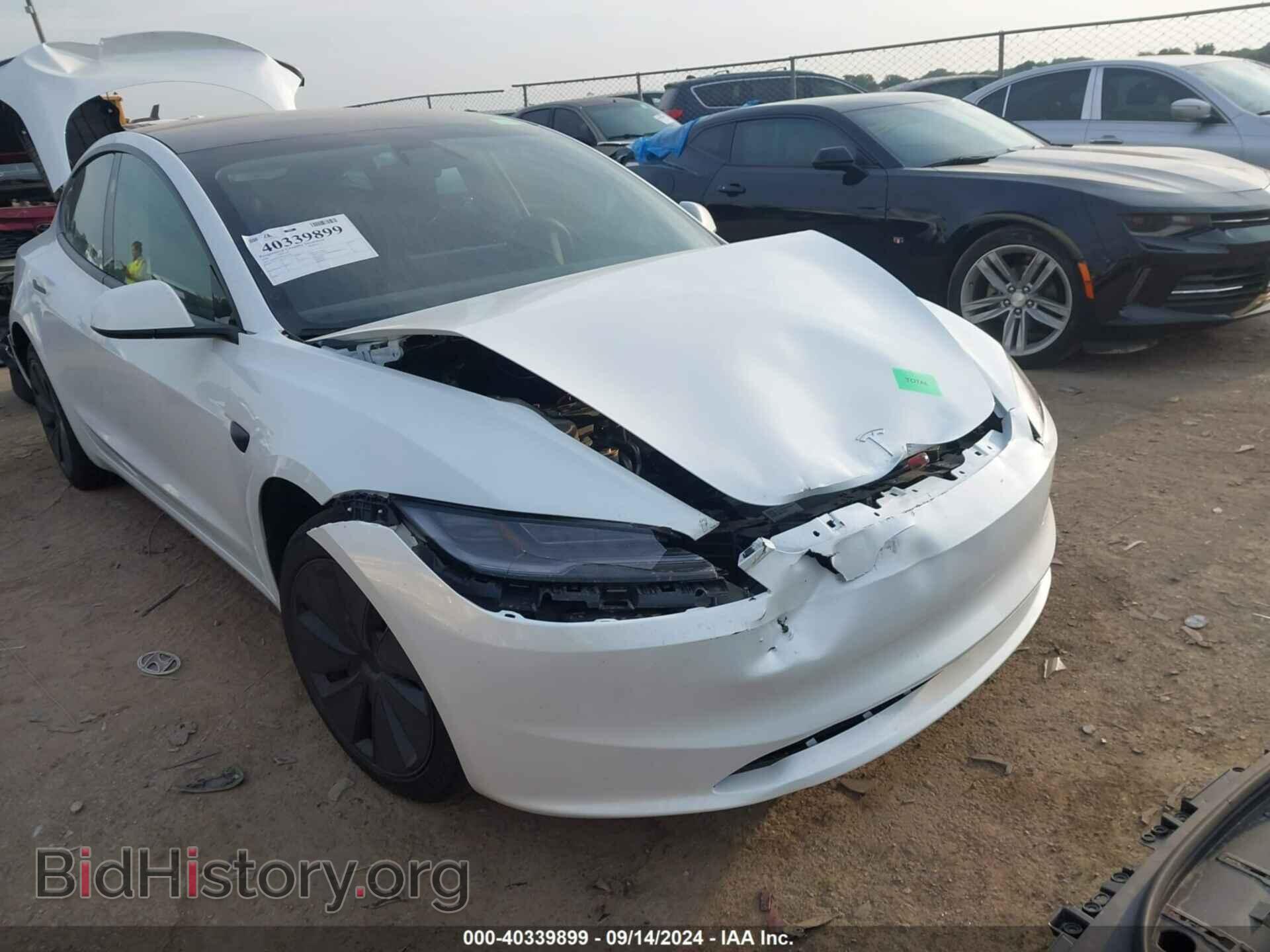 Photo 5YJ3E1EA3RF823509 - TESLA MODEL 3 2024