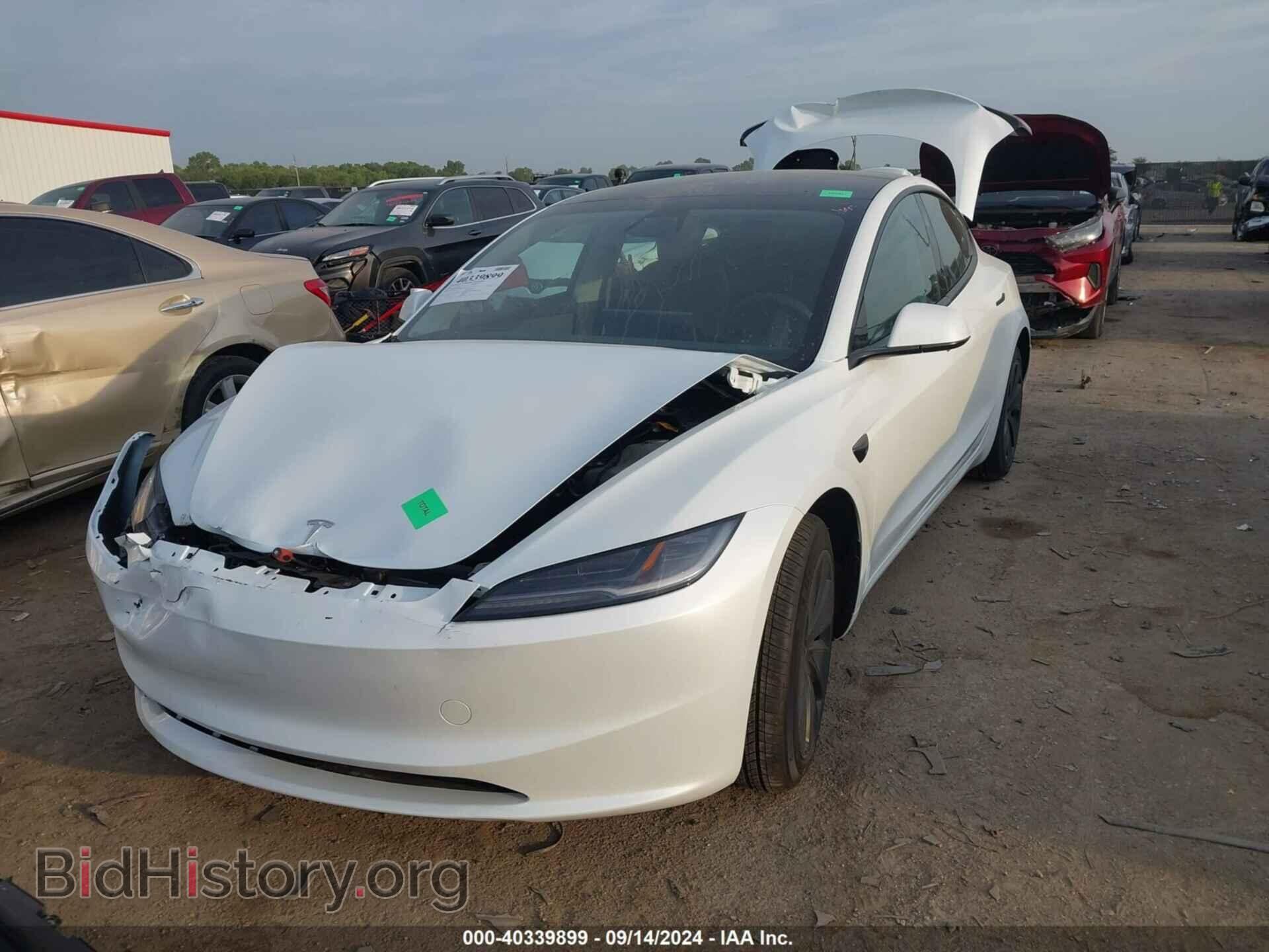 2024 TESLA MODEL 3 - VIN: 5YJ3E1EA3RF823509 - Photo 2