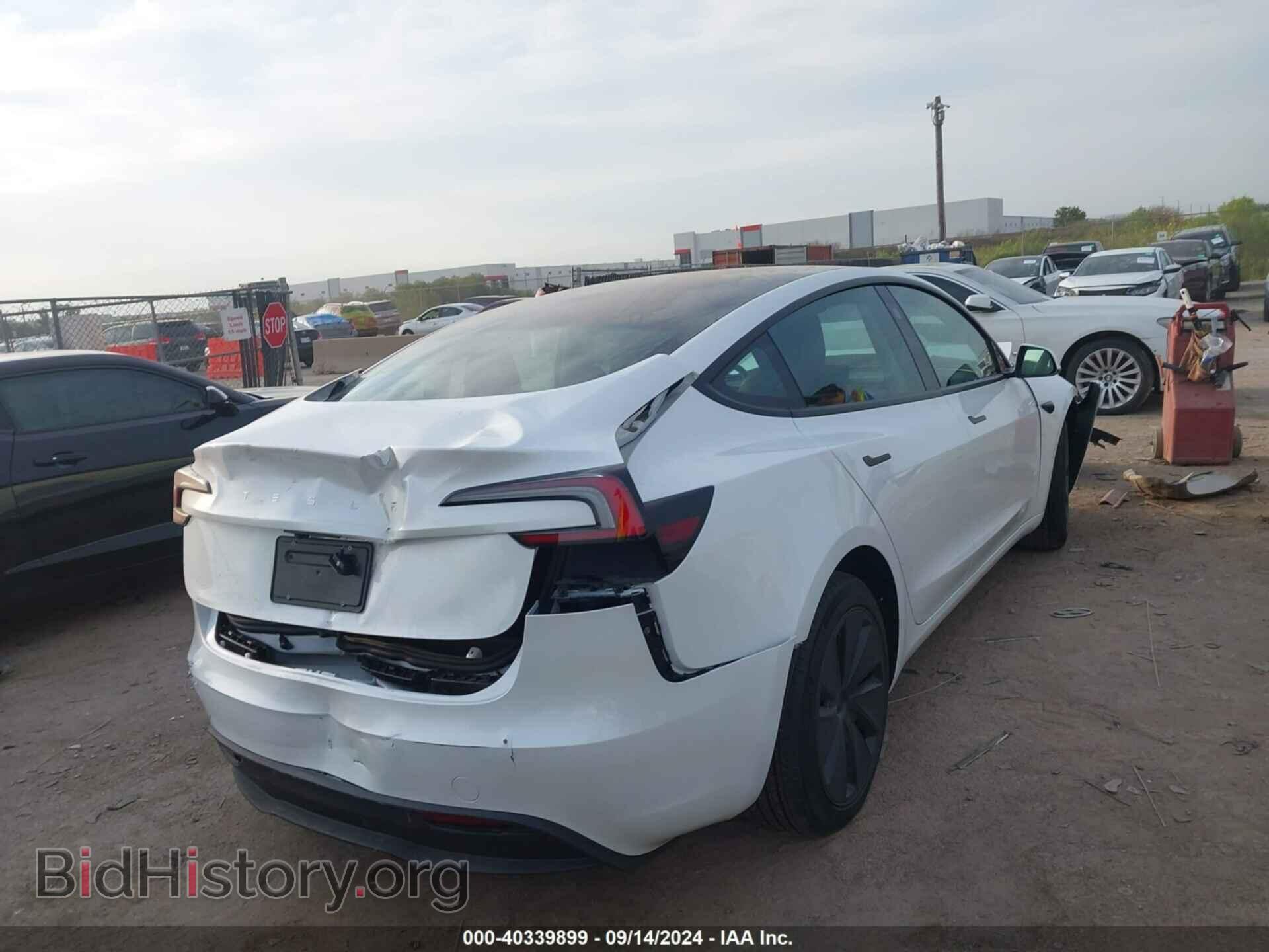 2024 TESLA MODEL 3 - VIN: 5YJ3E1EA3RF823509 - Photo 4