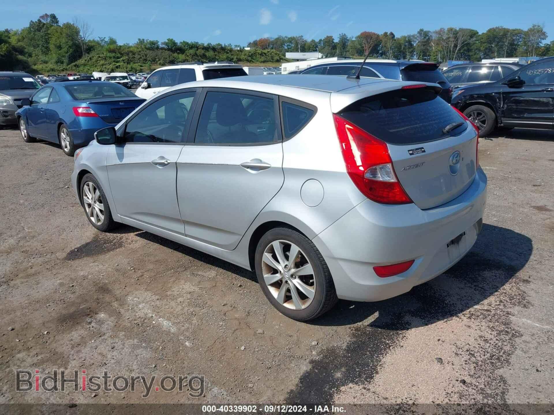 2012 HYUNDAI ACCENT - VIN: KMHCU5AE5CU023680 - Фото 3