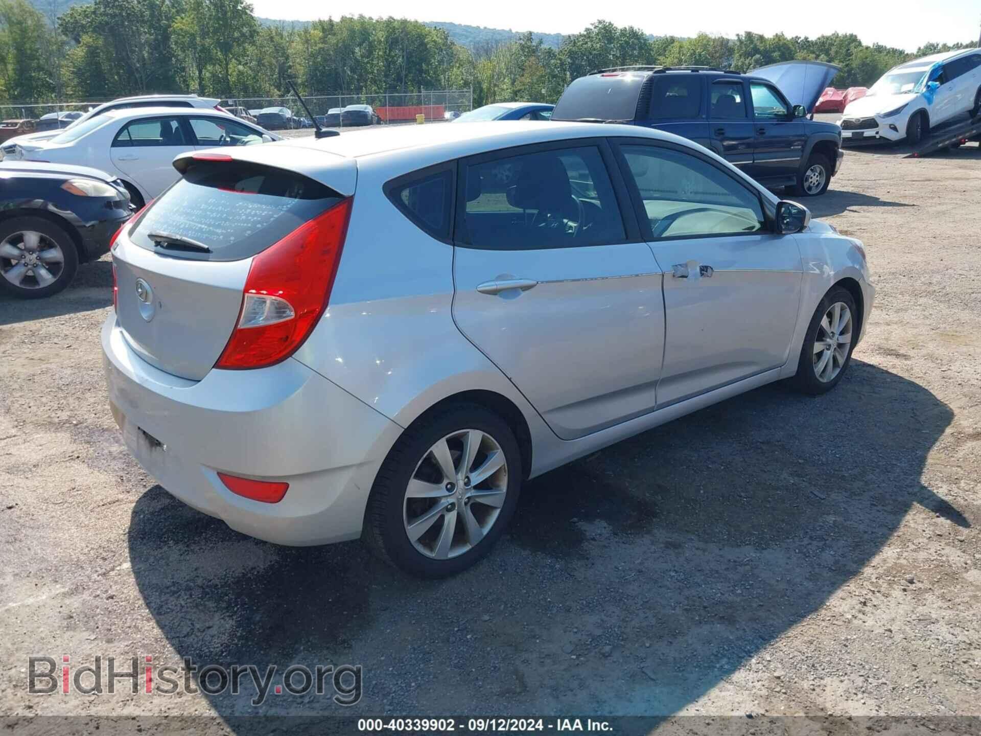 2012 HYUNDAI ACCENT - VIN: KMHCU5AE5CU023680 - Фото 4