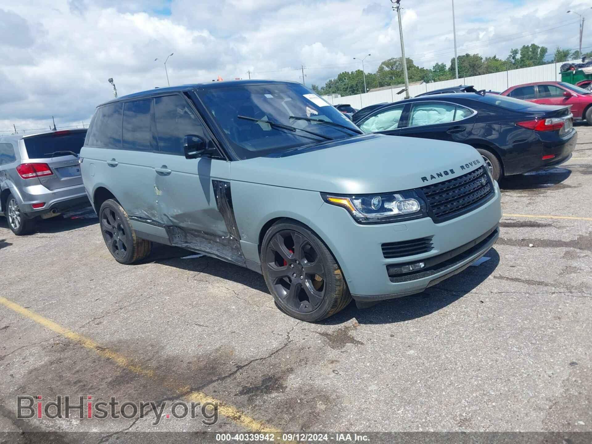Photo SALGS2FK8HA328763 - LAND ROVER RANGE ROVER 2017