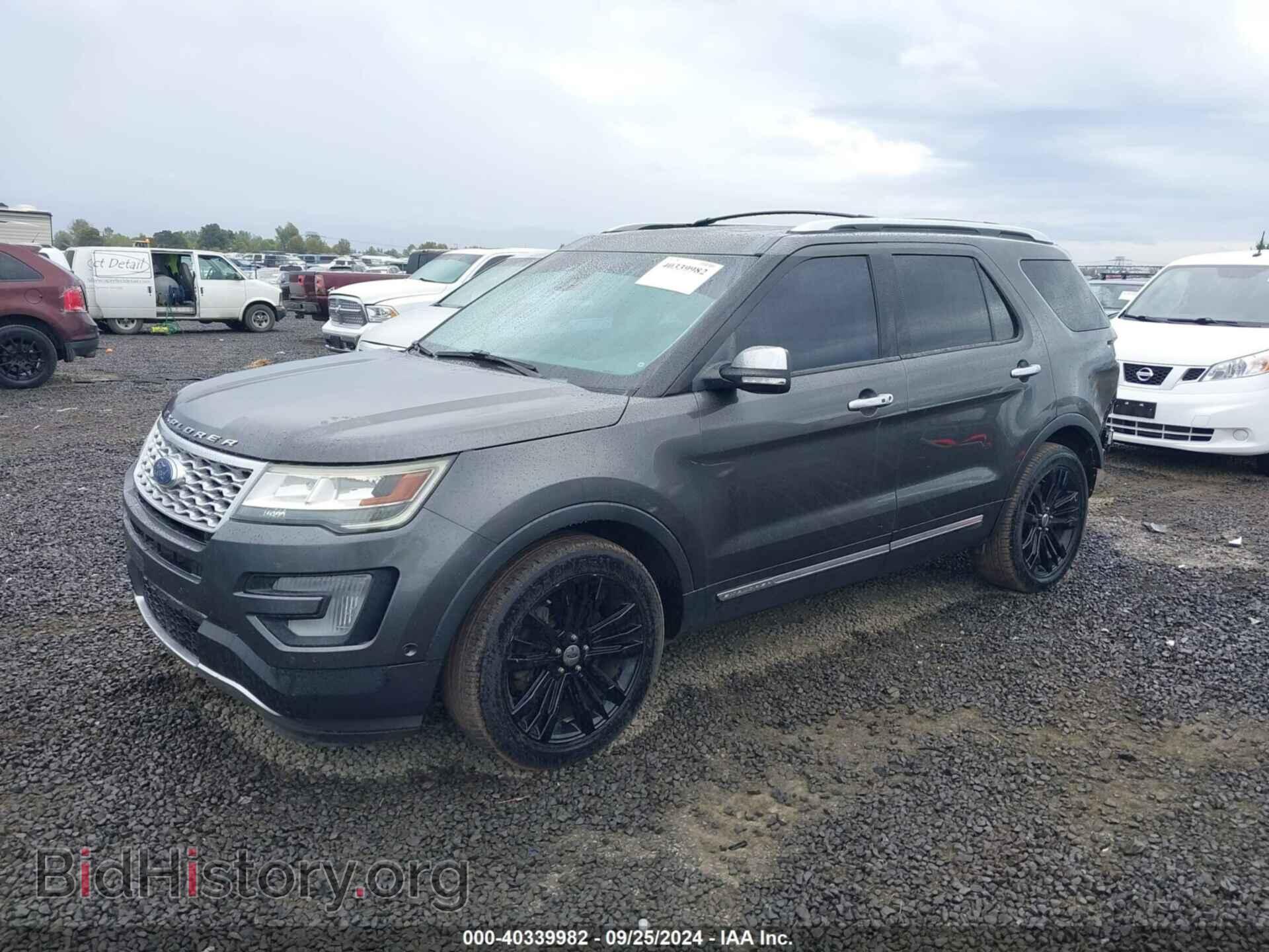 2016 FORD EXPLORER - VIN: 1FM5K8HT8GGC82141 - Фото 2