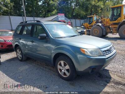 2012 Subaru FORESTER 2.5X, green — VIN JF2SHABC1CH468549, IAAI