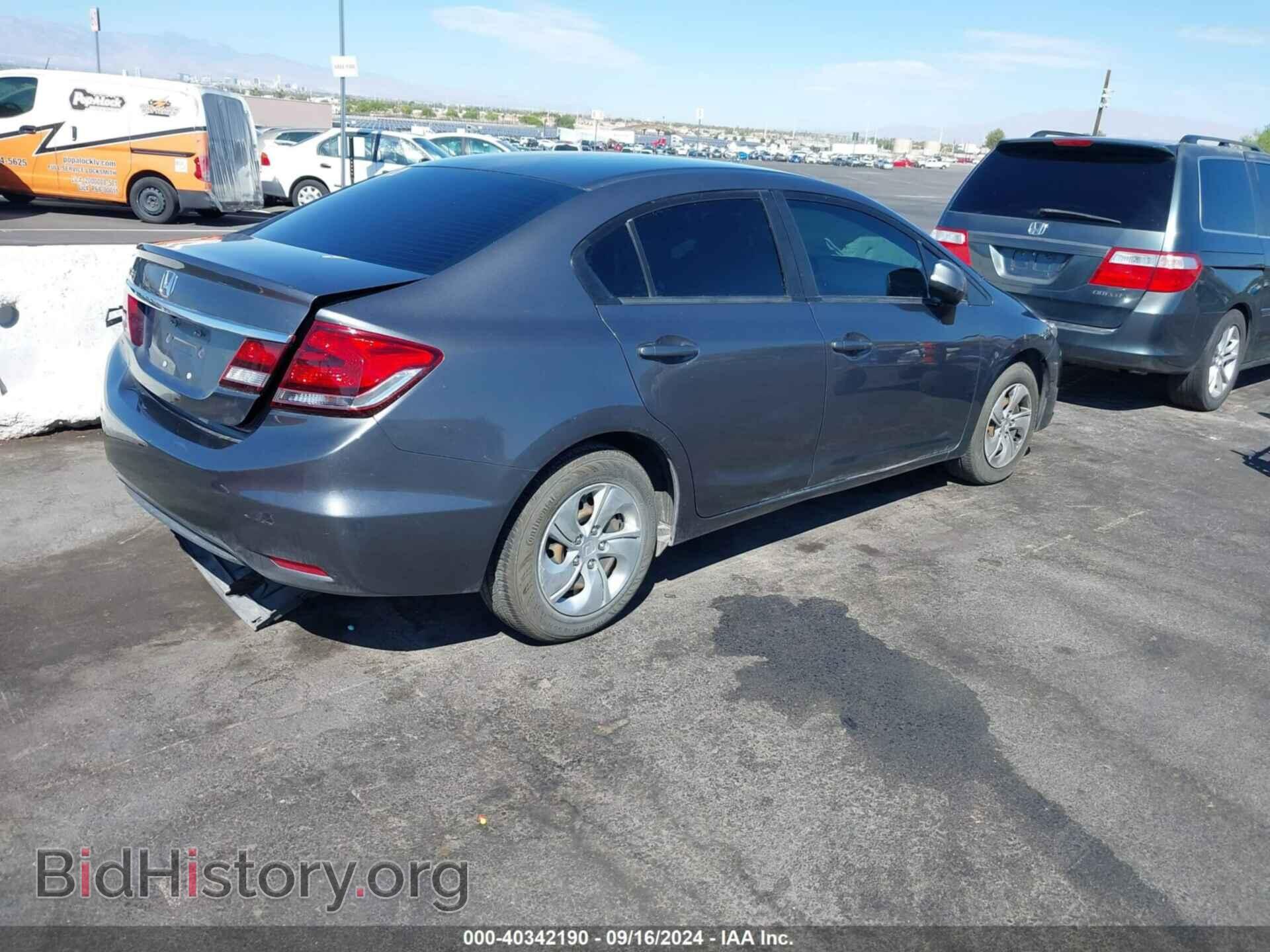 2013 HONDA CIVIC - VIN: 19XFB2F52DE279239 - Фото 4