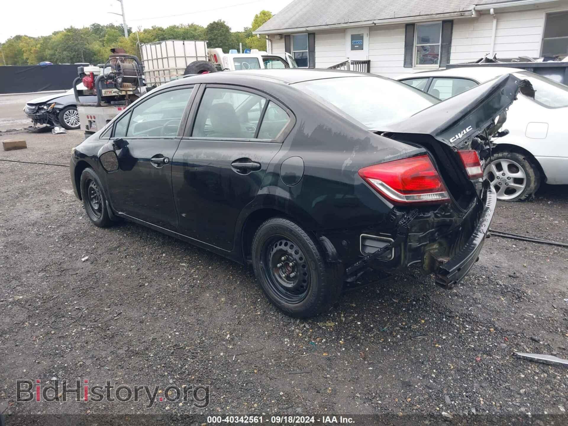 2013 HONDA CIVIC - VIN: 2HGFB2F51DH559837 - Фото 3