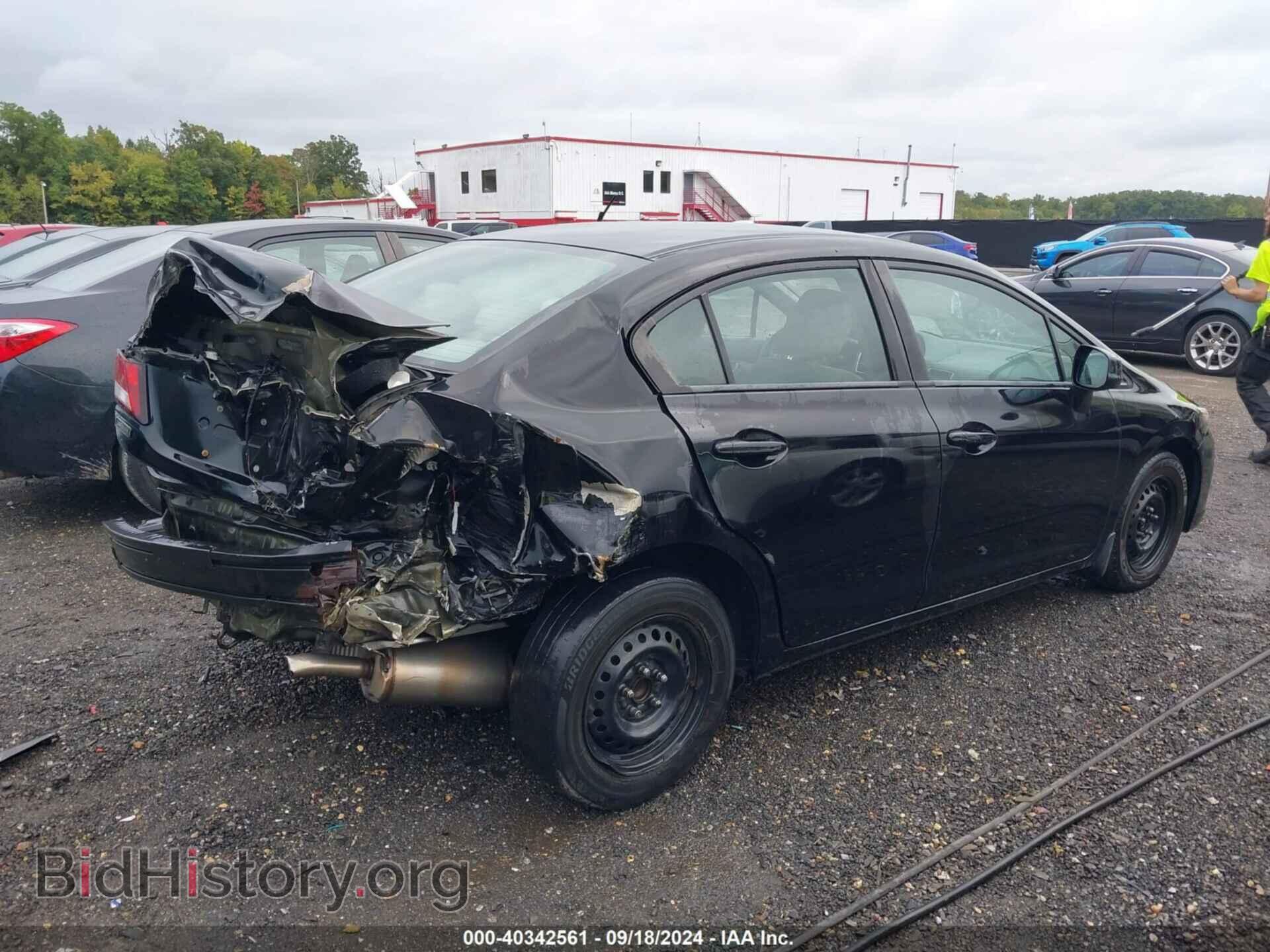 2013 HONDA CIVIC - VIN: 2HGFB2F51DH559837 - Фото 4
