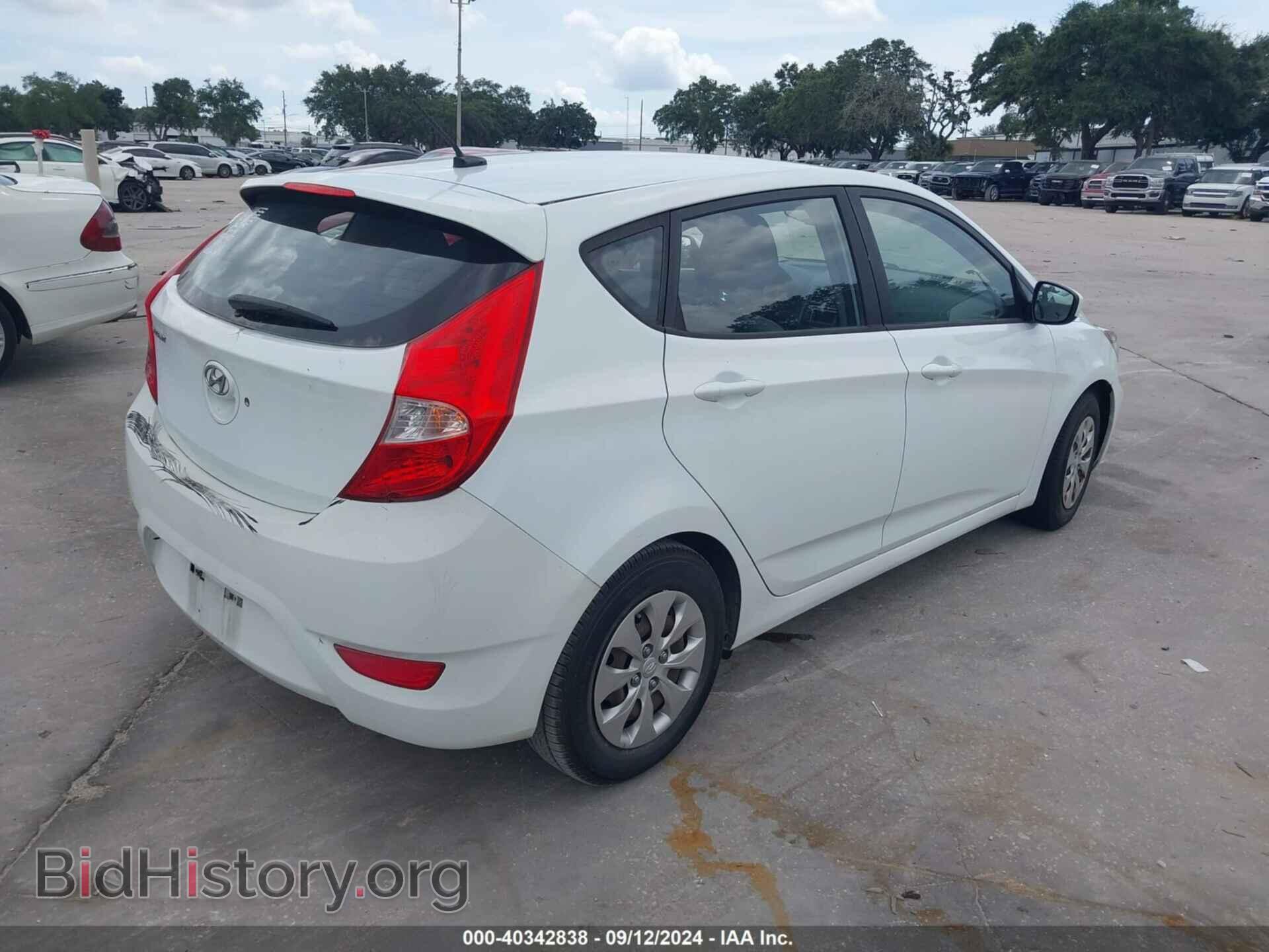 2016 HYUNDAI ACCENT - VIN: KMHCT5AE8GU258700 - Фото 4