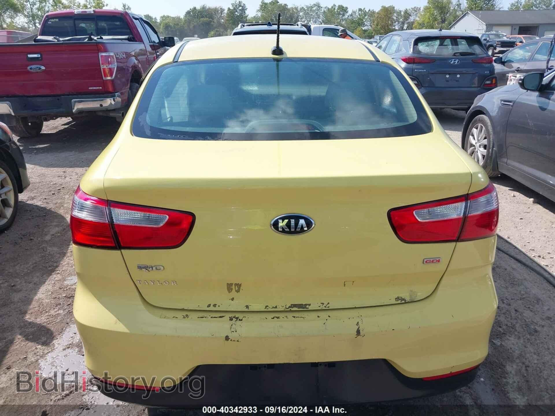 2016 KIA RIO - VIN: KNADM4A30G6559669 - Фото 16