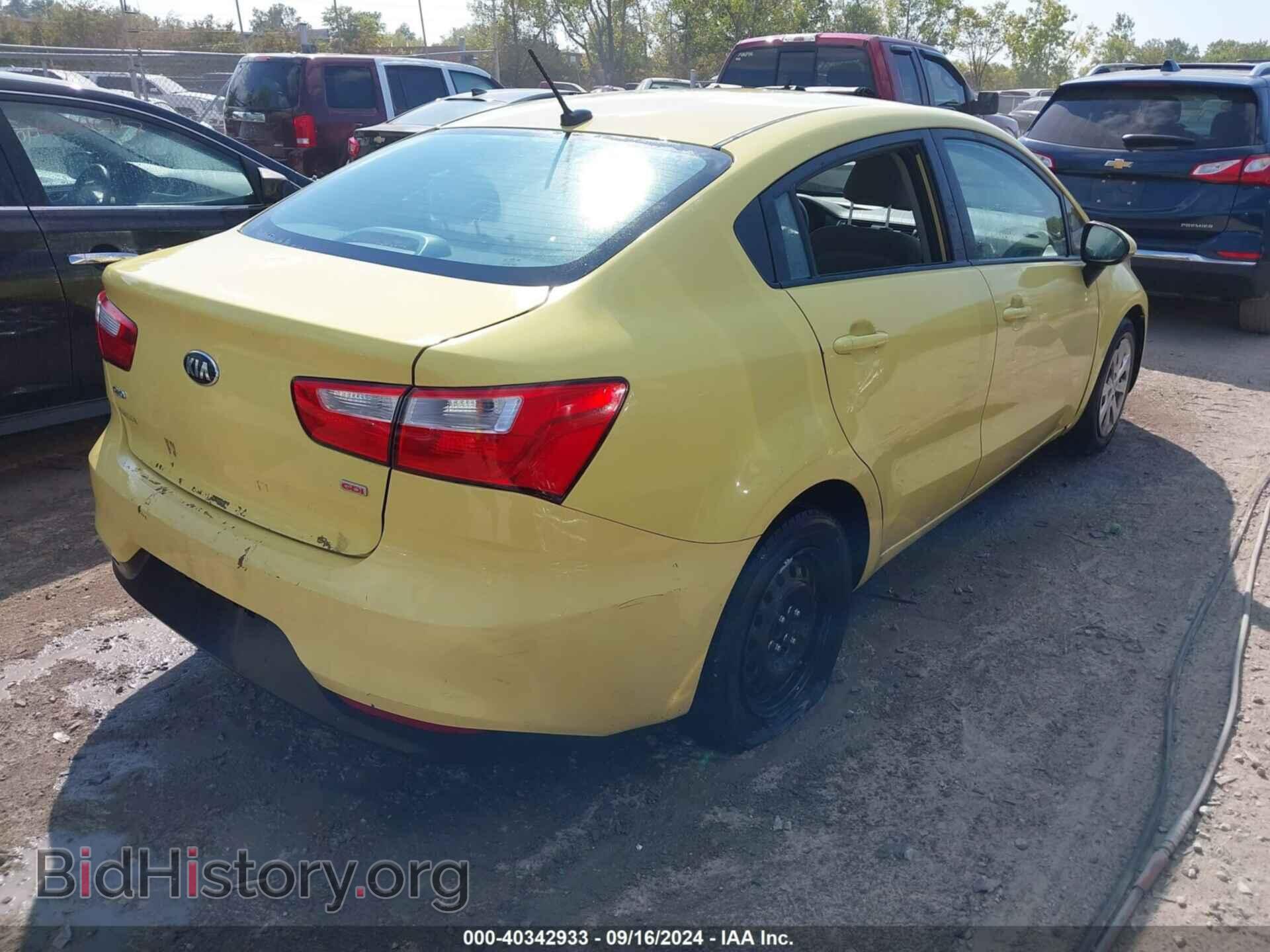 2016 KIA RIO - VIN: KNADM4A30G6559669 - Фото 4