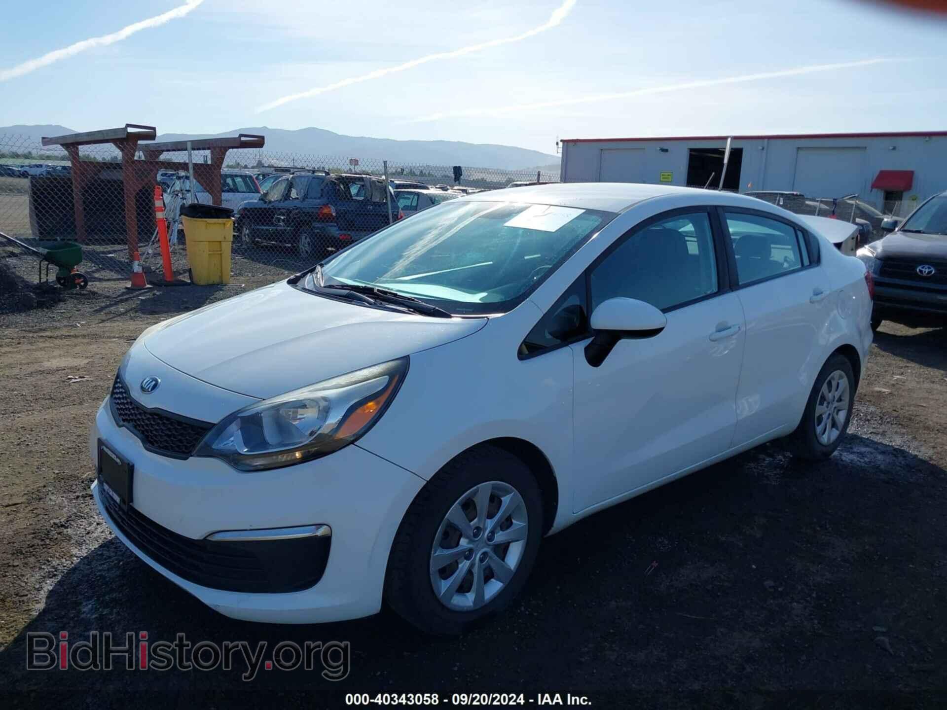 2016 KIA RIO - VIN: KNADM4A36G6696308 - Фото 2
