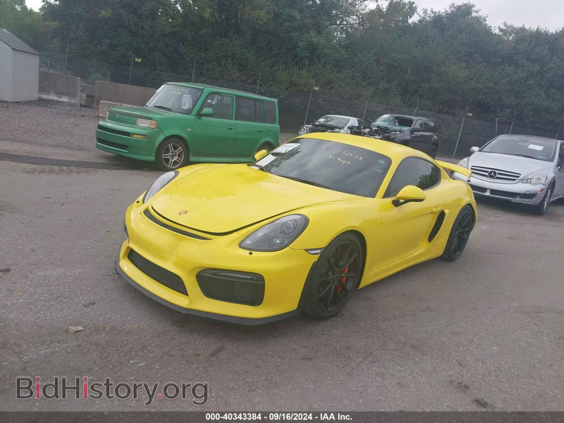 2016 PORSCHE CAYMAN - VIN: WP0AC2A83GK192573 - Фото 2
