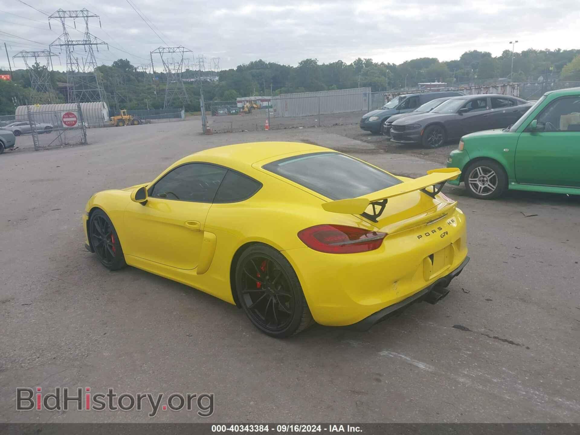 2016 PORSCHE CAYMAN - VIN: WP0AC2A83GK192573 - Фото 3