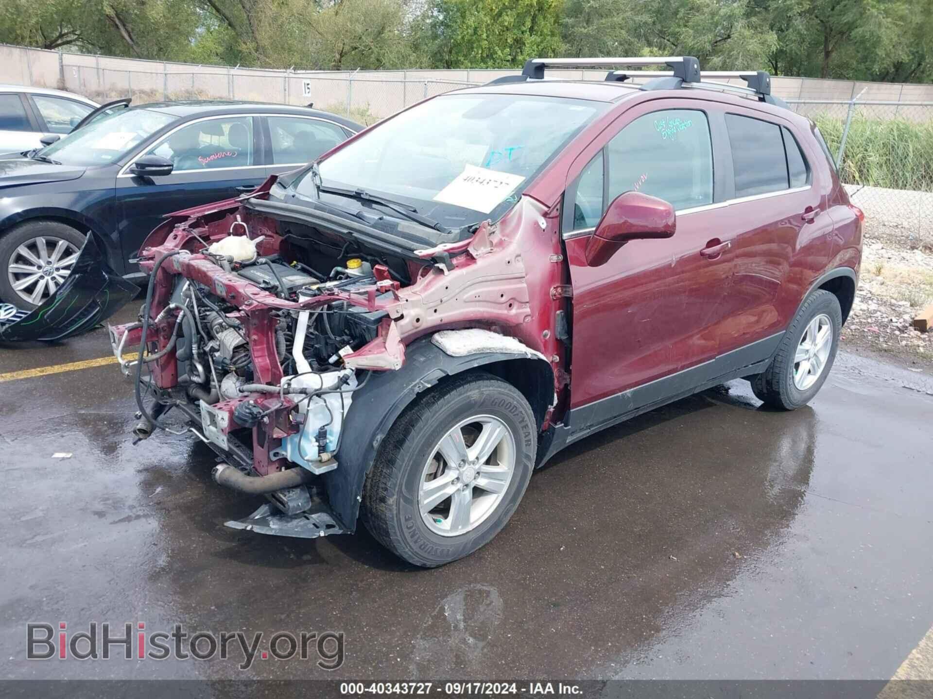2016 CHEVROLET TRAX - VIN: 3GNCJPSB0GL266673 - Фото 2