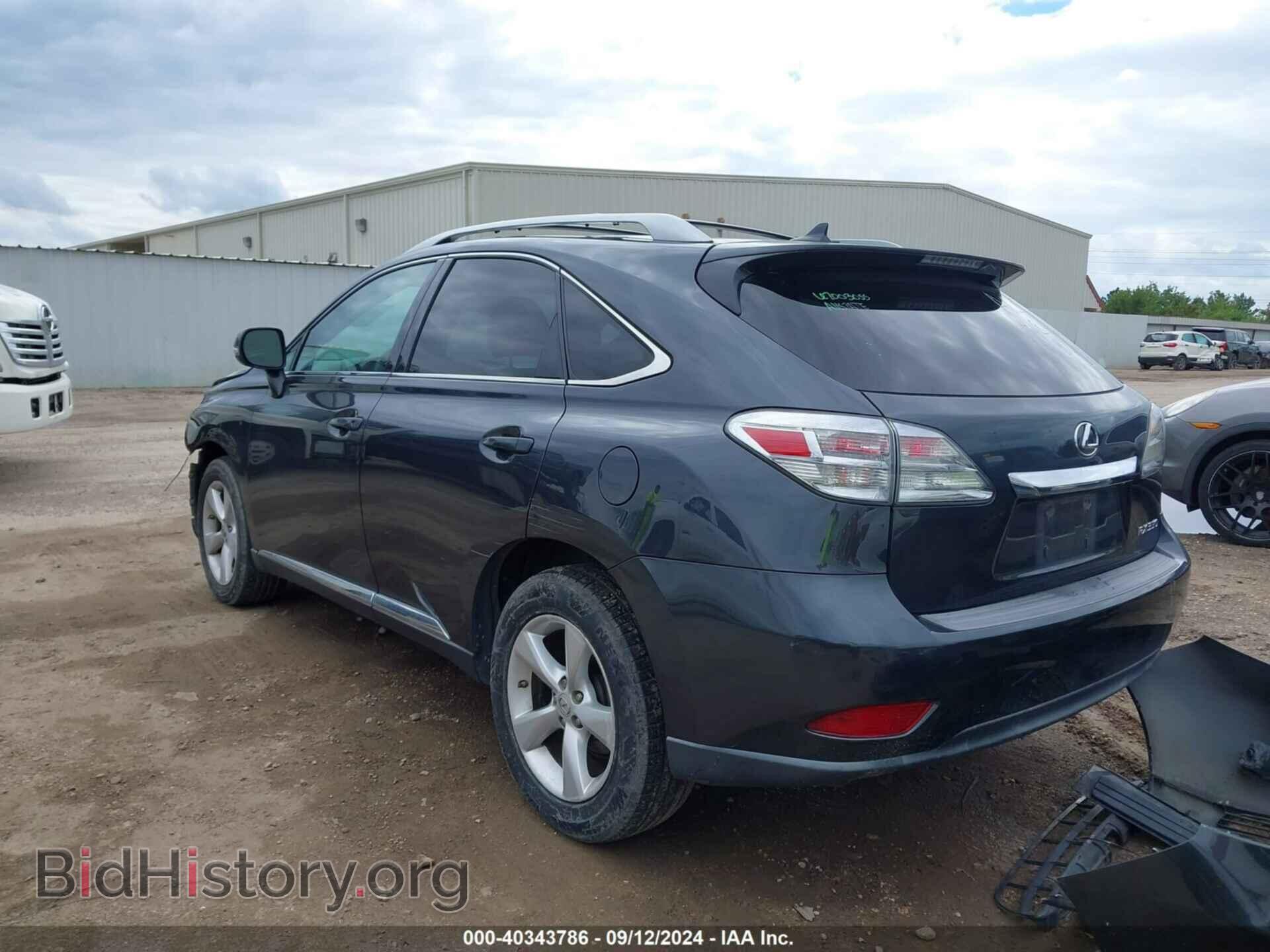 2011 LEXUS RX 350 - VIN: 2T2BK1BA9BC100357 - Фото 3