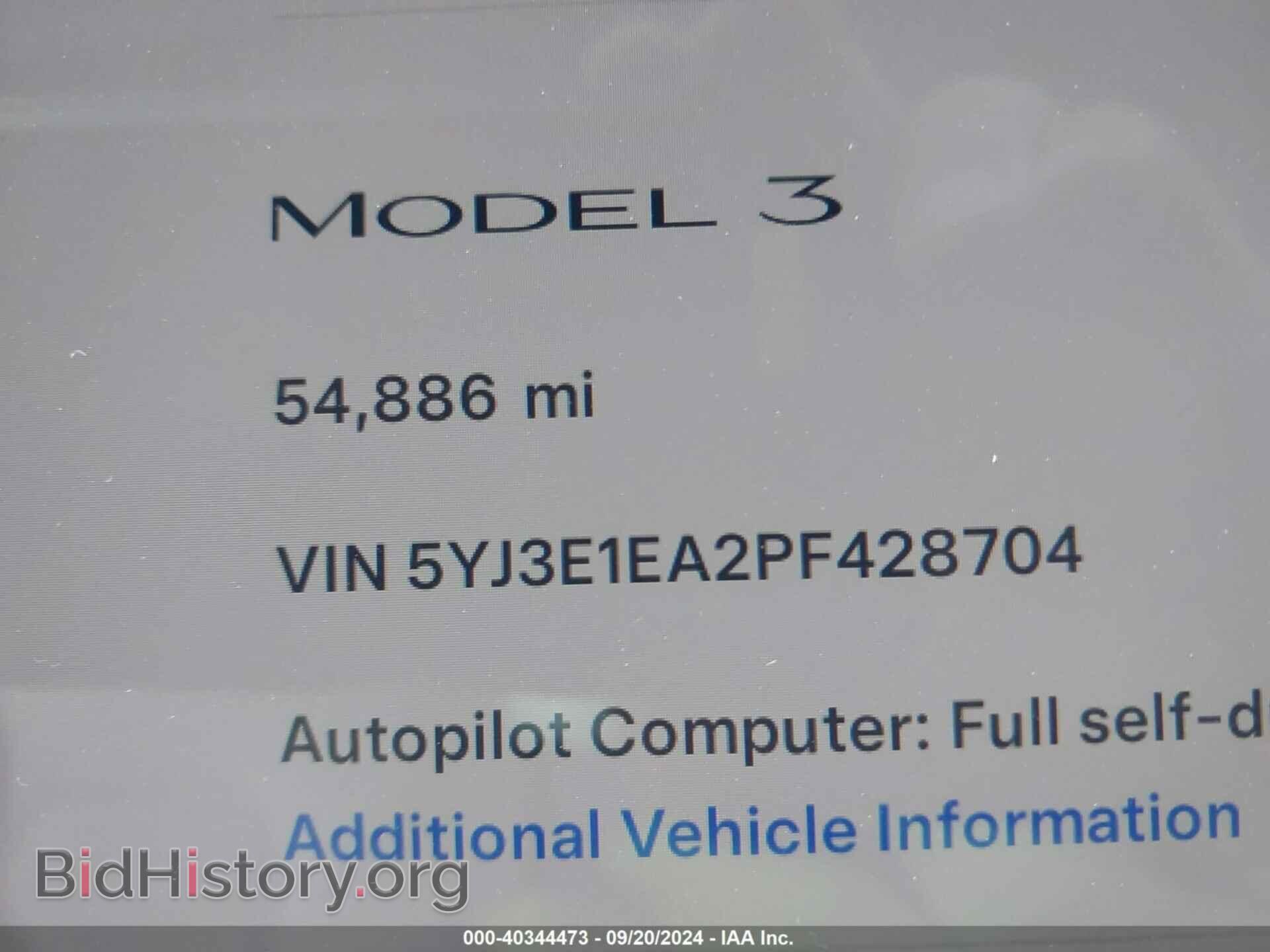 2023 TESLA MODEL 3 - VIN: 5YJ3E1EA2PF428704 - Фото 14