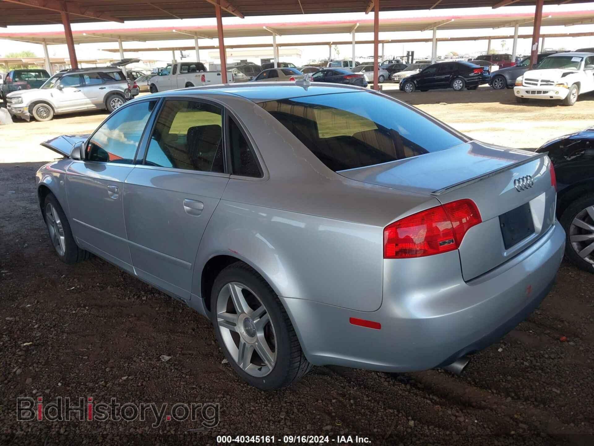 2007 AUDI A4 - VIN: WAUAF78E07A209932 - Фото 3
