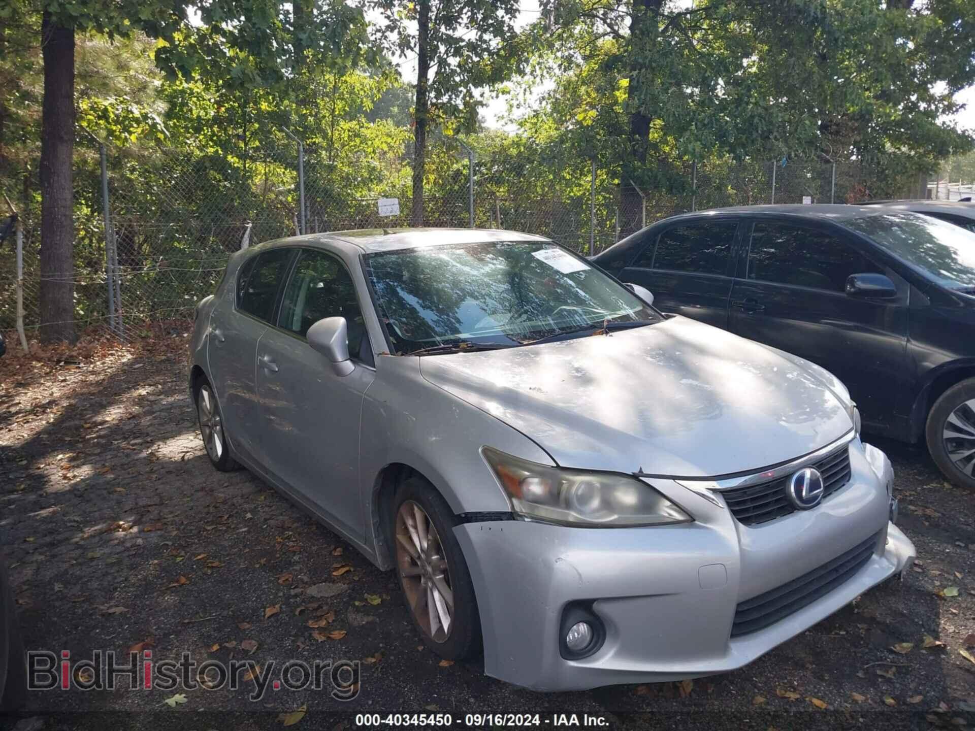 Photo JTHKD5BH7C2105655 - LEXUS CT 200H 2012