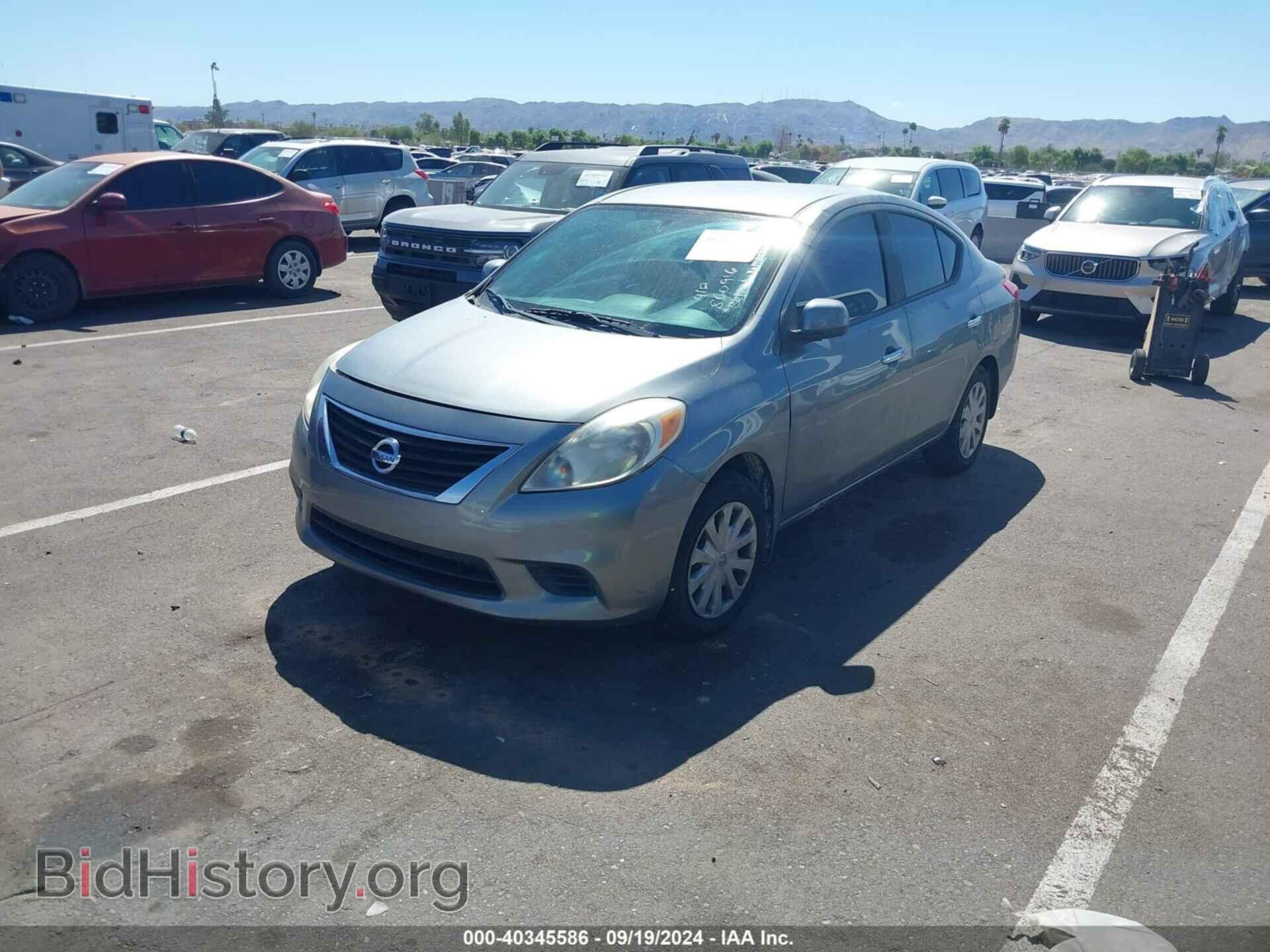 2012 NISSAN VERSA - VIN: 3N1CN7AP2CL860916 - Фото 2