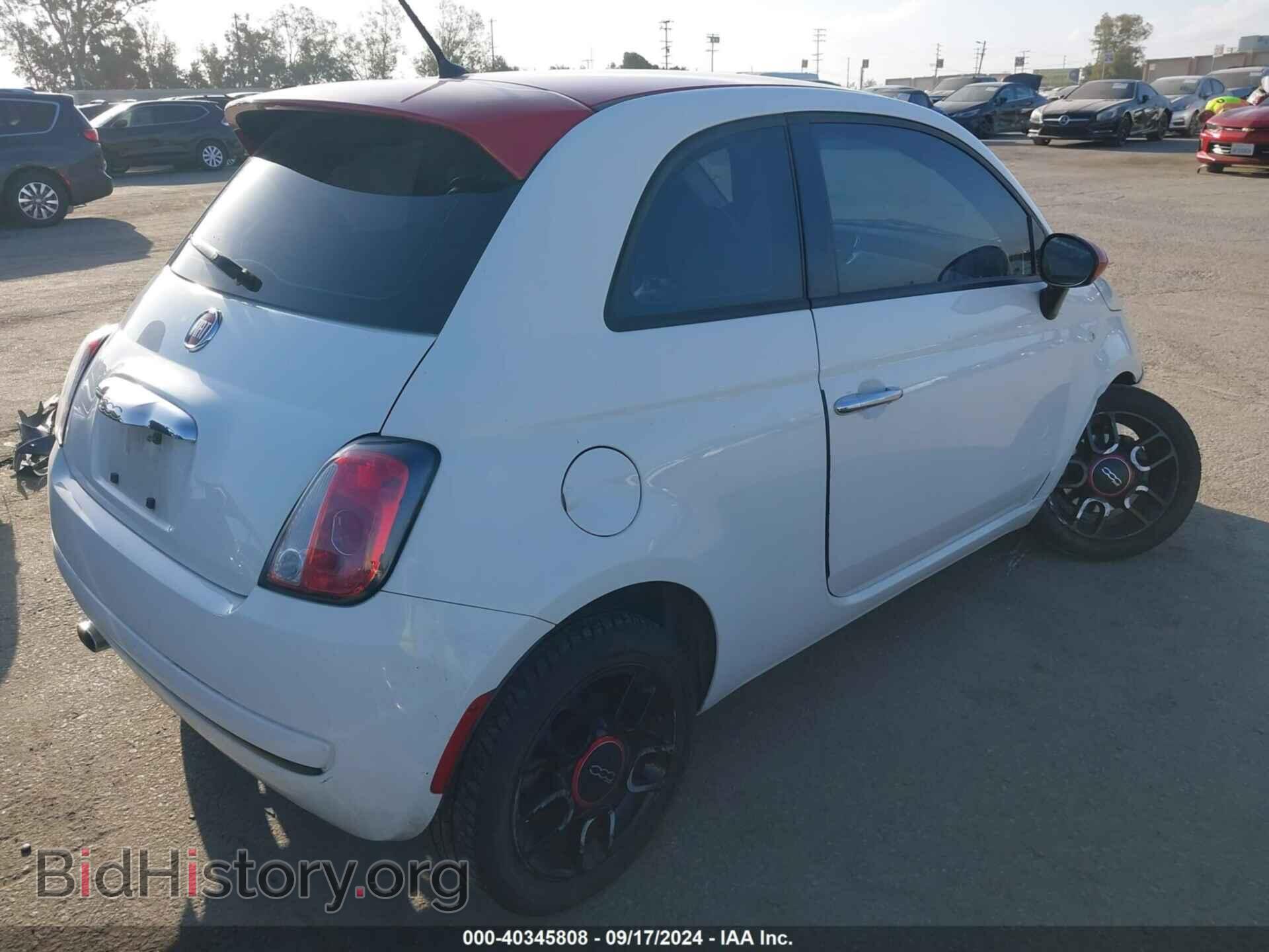 2015 FIAT 500 - VIN: 3C3CFFAR7FT612451 - Фото 4