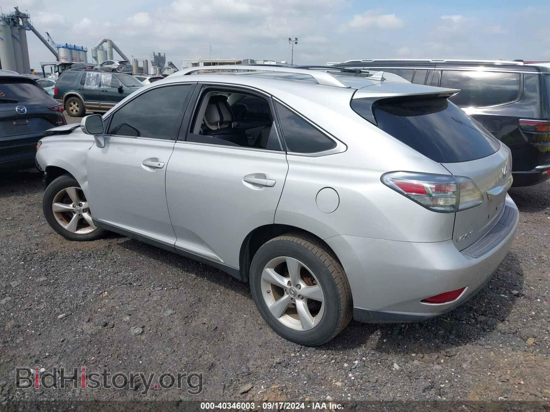 2010 LEXUS RX 350 - VIN: 2T2BK1BA9AC080271 - Фото 3