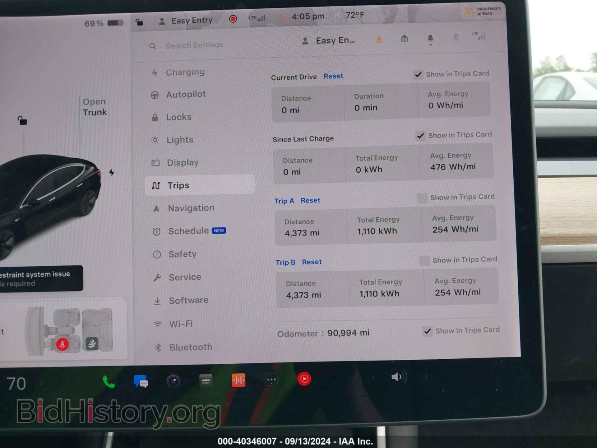2019 TESLA MODEL 3 - VIN: 5YJ3E1EA6KF193359 - Фото 7