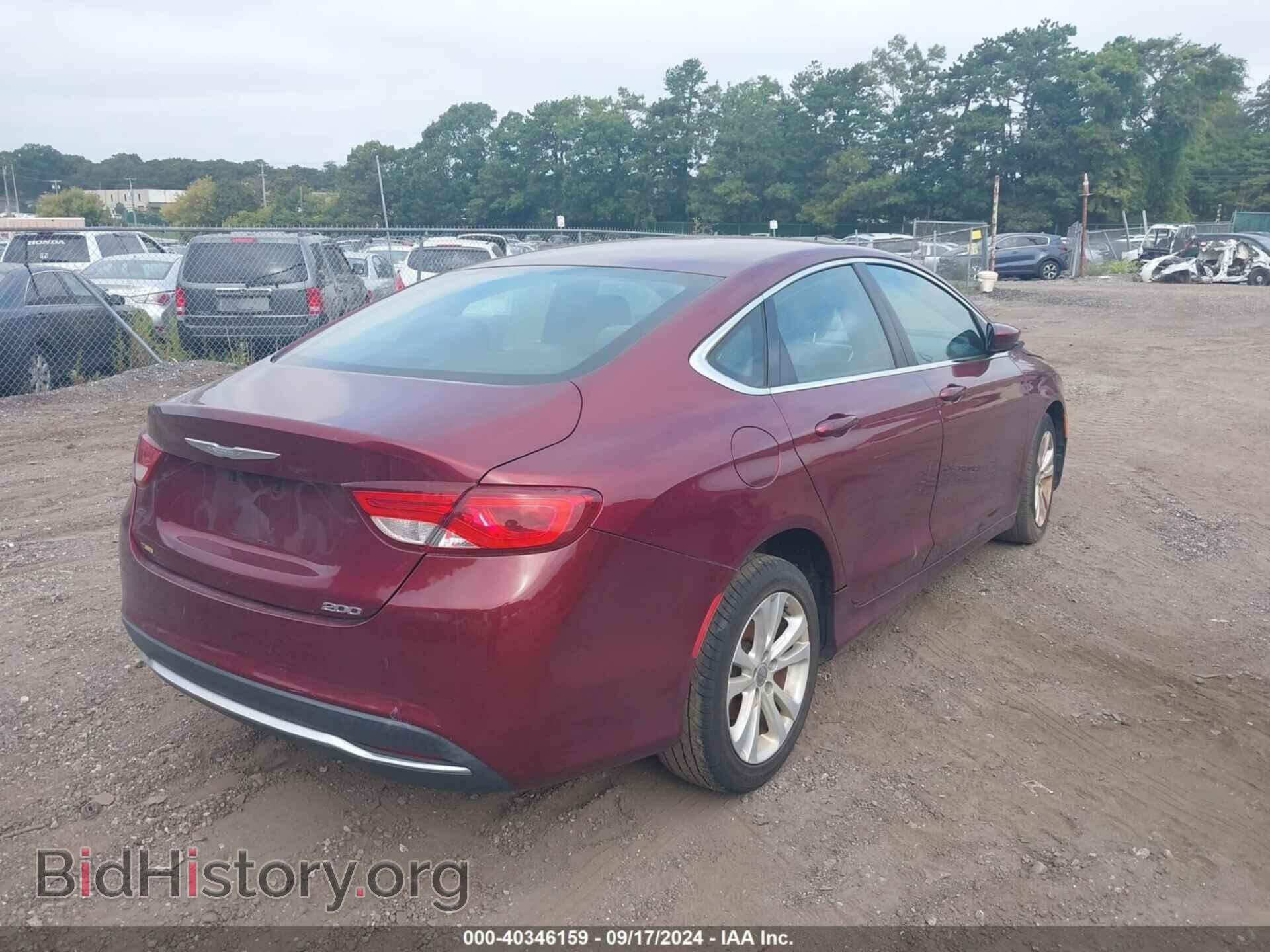 2016 CHRYSLER 200 - VIN: 1C3CCCAB1GN140694 - Фото 4