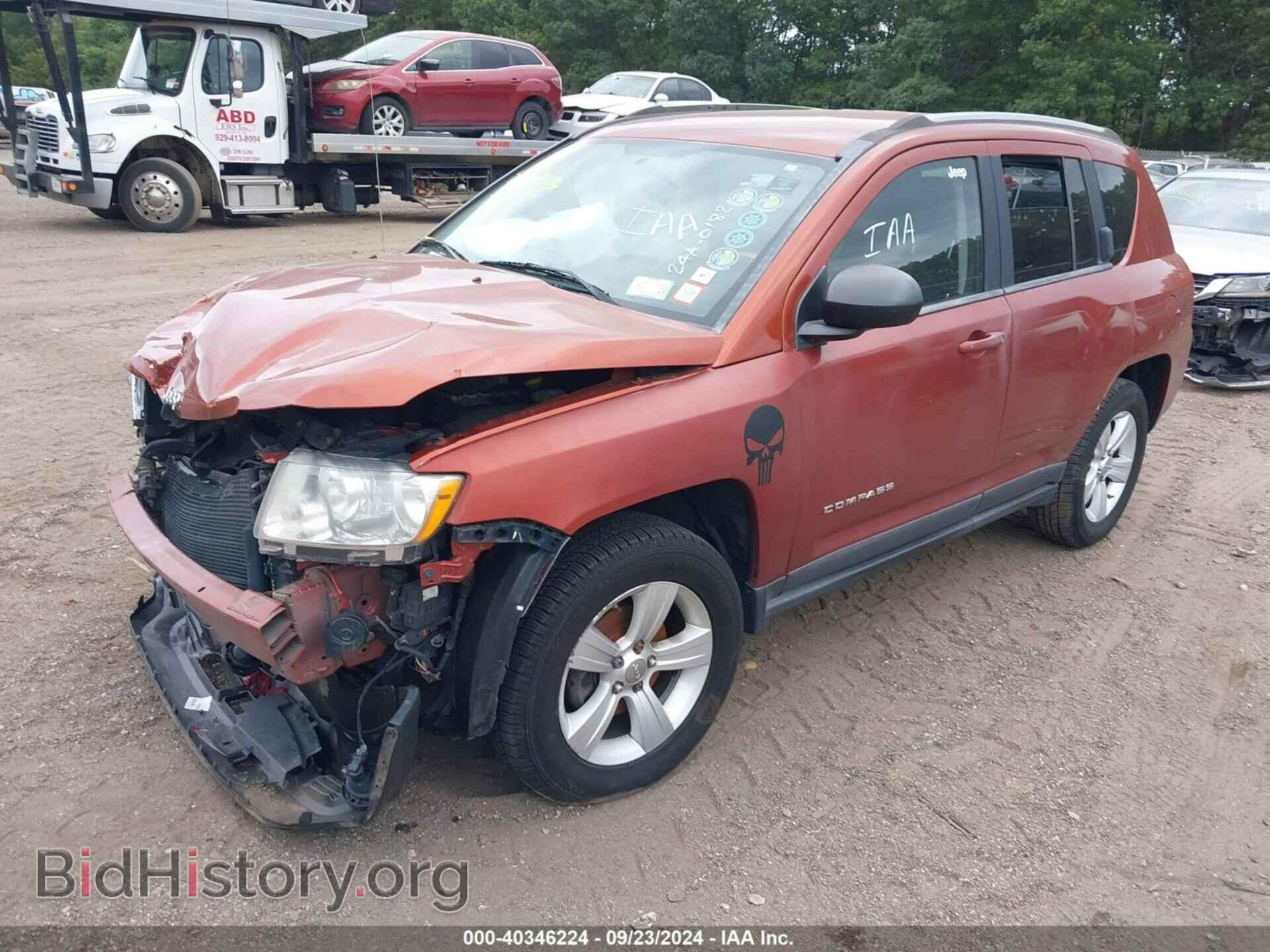 2012 JEEP COMPASS - VIN: 1C4NJCBB3CD631244 - Фото 2