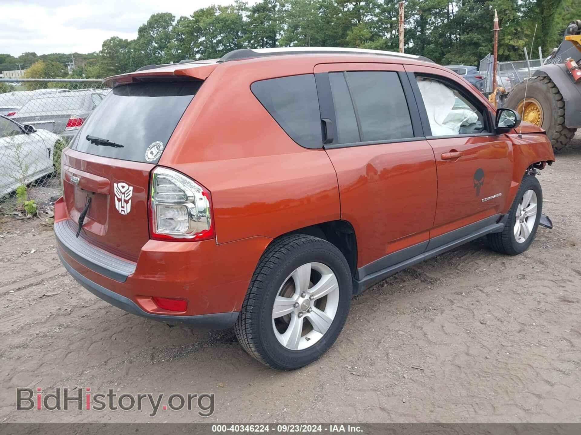 2012 JEEP COMPASS - VIN: 1C4NJCBB3CD631244 - Фото 4