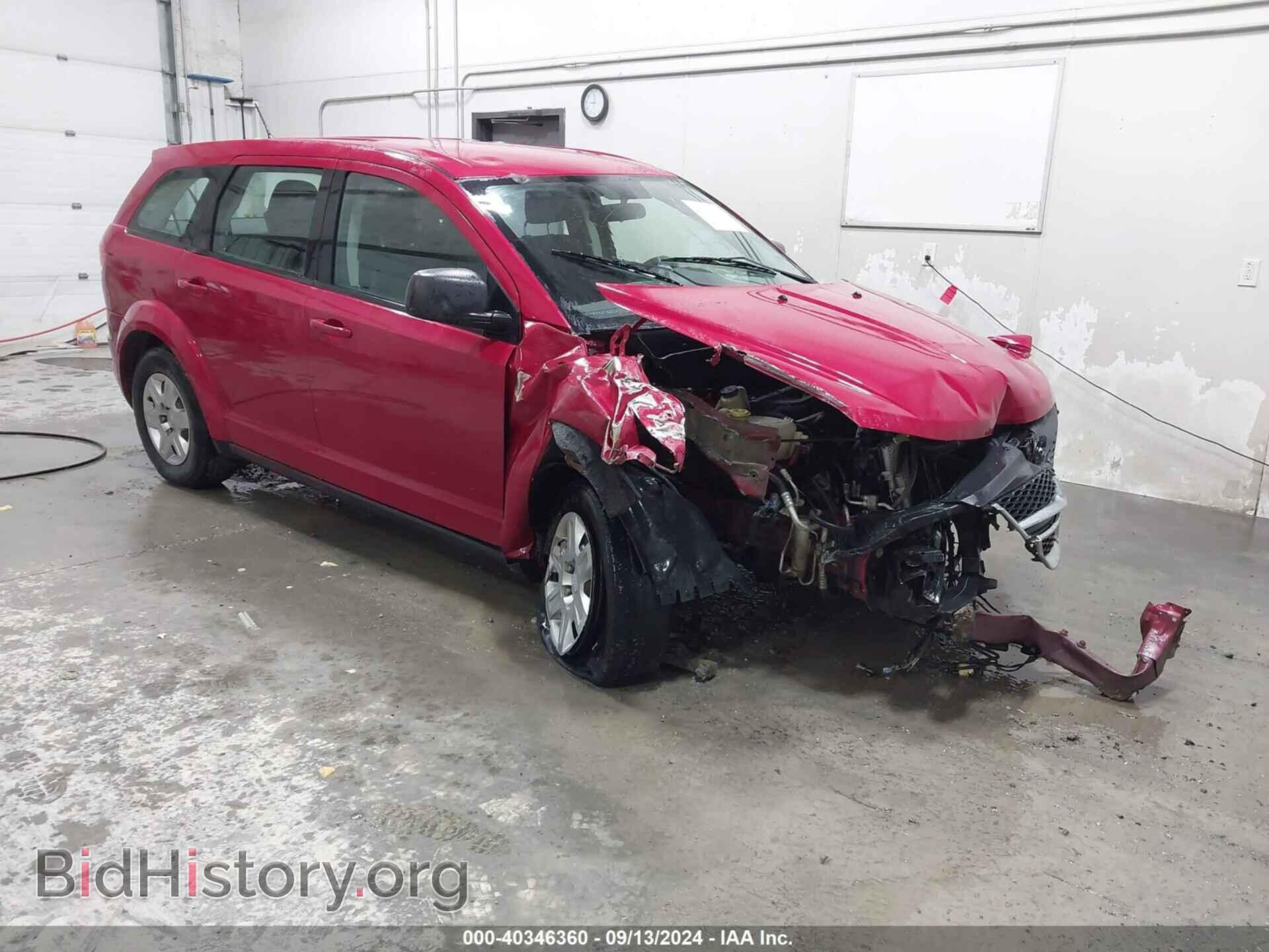 Photo 3C4PDCAB0CT257056 - DODGE JOURNEY 2012