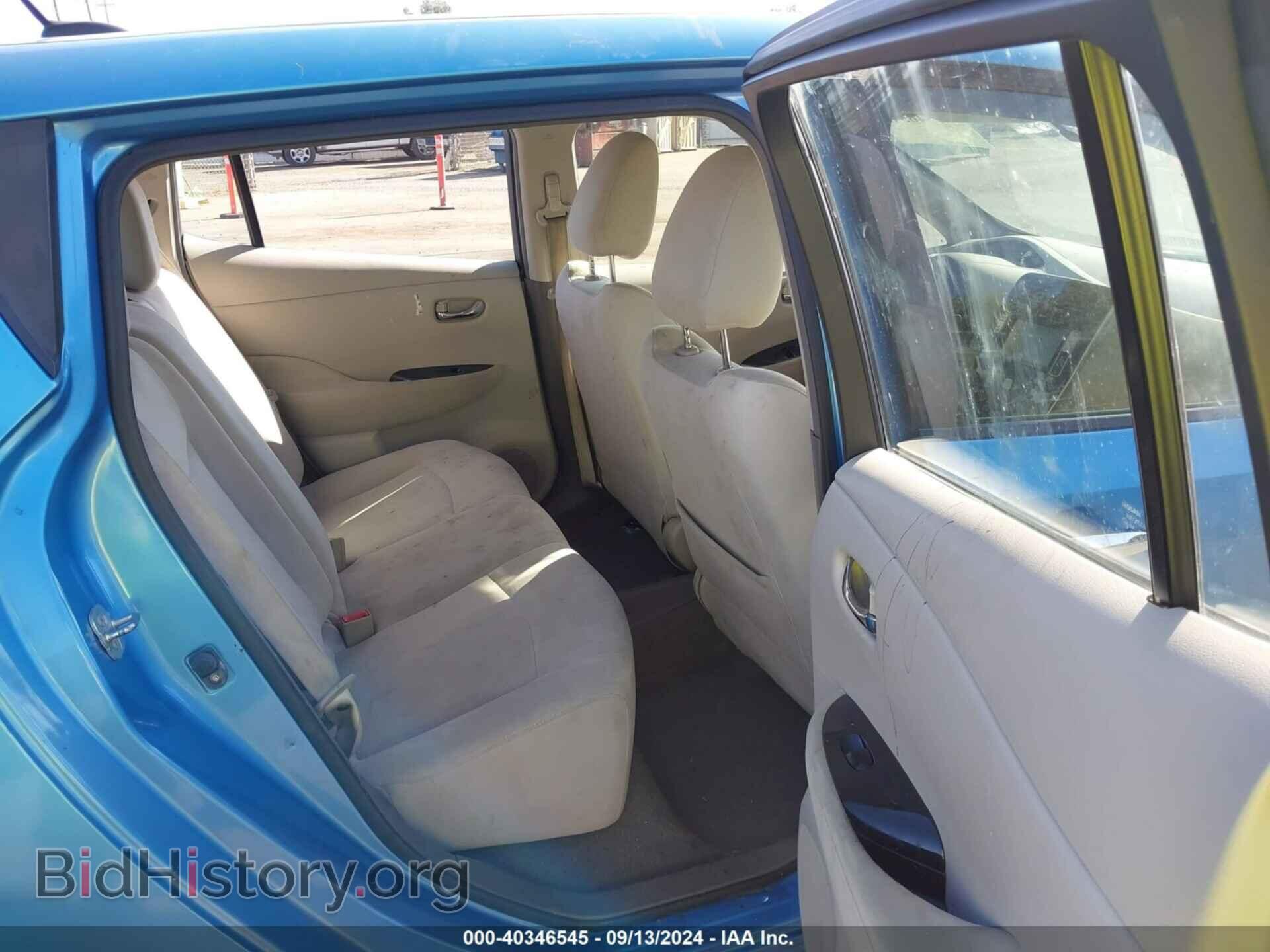 2012 NISSAN LEAF - VIN: JN1AZ0CP5CT020902 - Фото 8