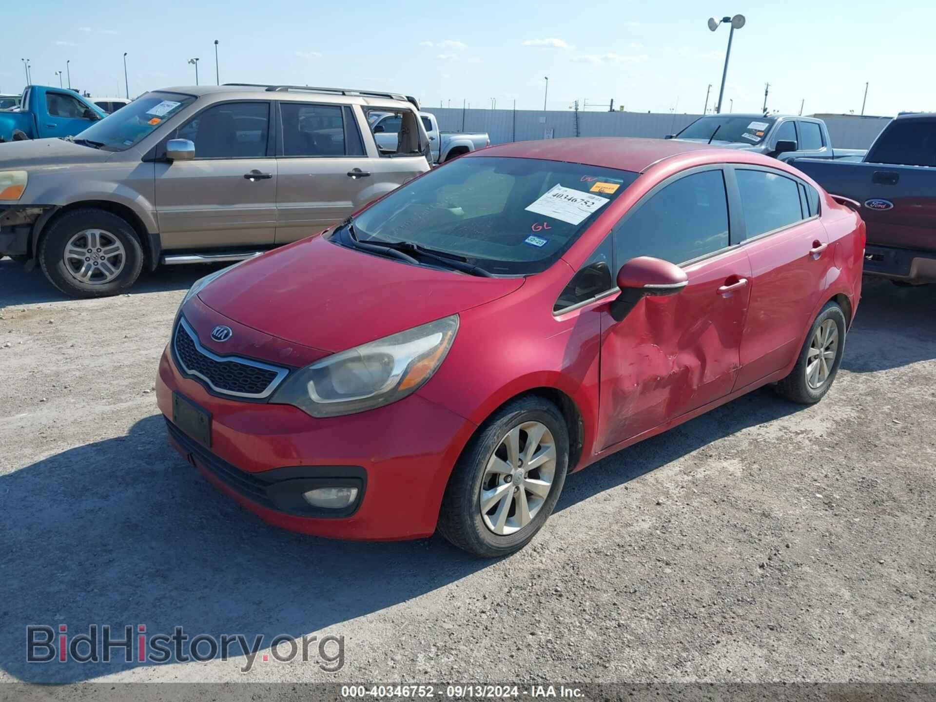 2013 KIA RIO - VIN: KNADN4A39D6134685 - Фото 2