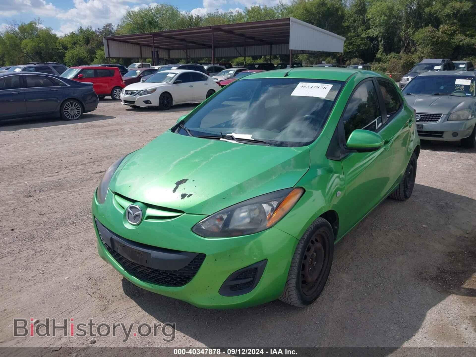 2013 MAZDA MAZDA2 - VIN: JM1DE1KY5D0156567 - Фото 2