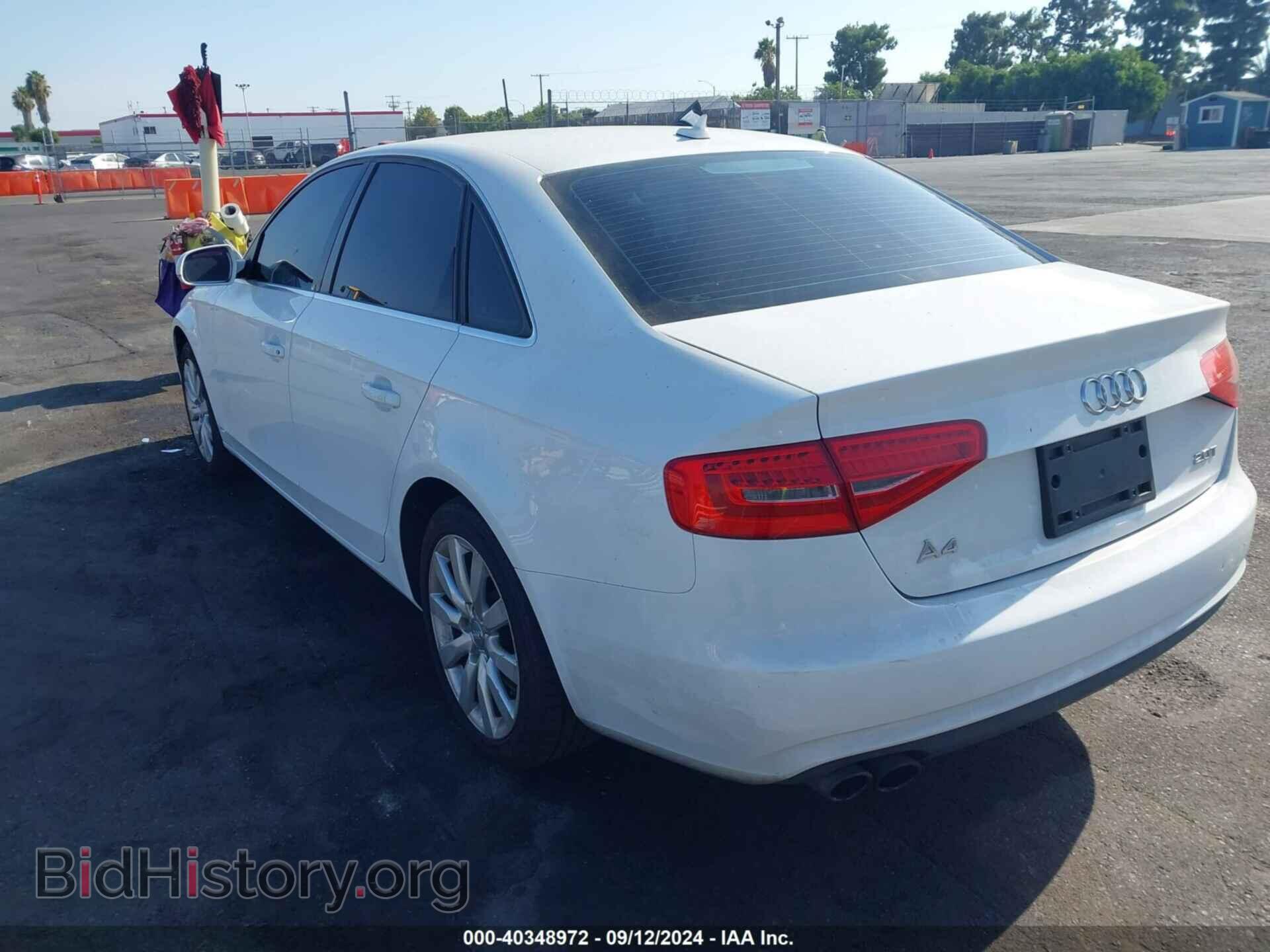 2013 AUDI A4 - VIN: WAUAFAFL7DA044164 - Фото 3