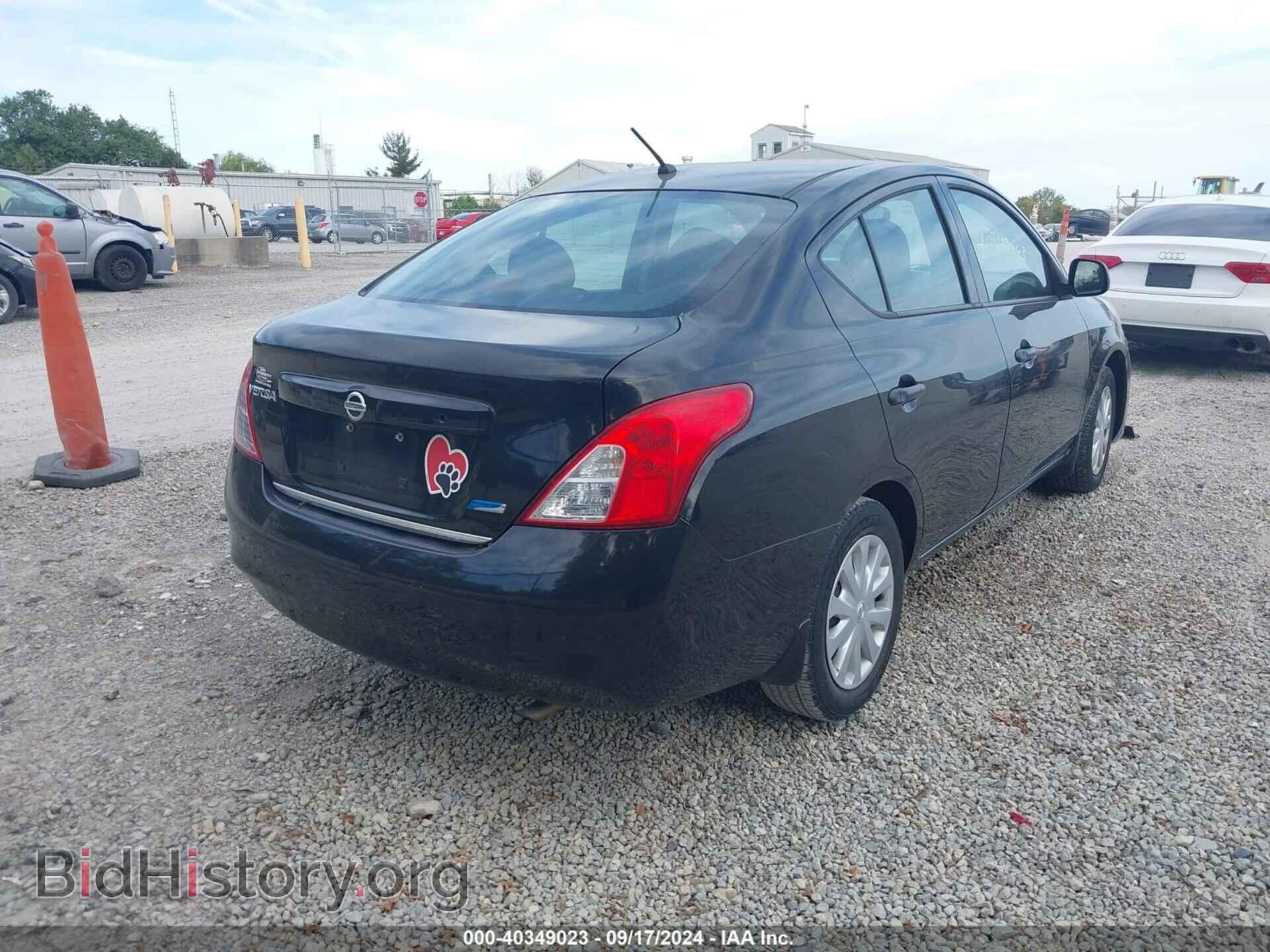 2012 NISSAN VERSA - VIN: 3N1CN7AP8CL863108 - Фото 4