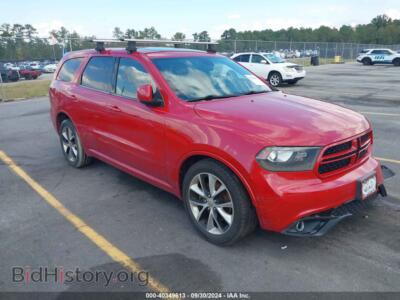 2014 Dodge DURANGO R/T, red — VIN 1C4SDJCT7EC591488, IAAI