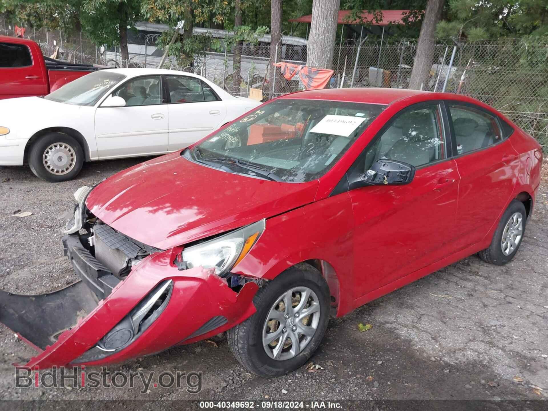 2013 HYUNDAI ACCENT - VIN: KMHCT4AE0DU413066 - Фото 2