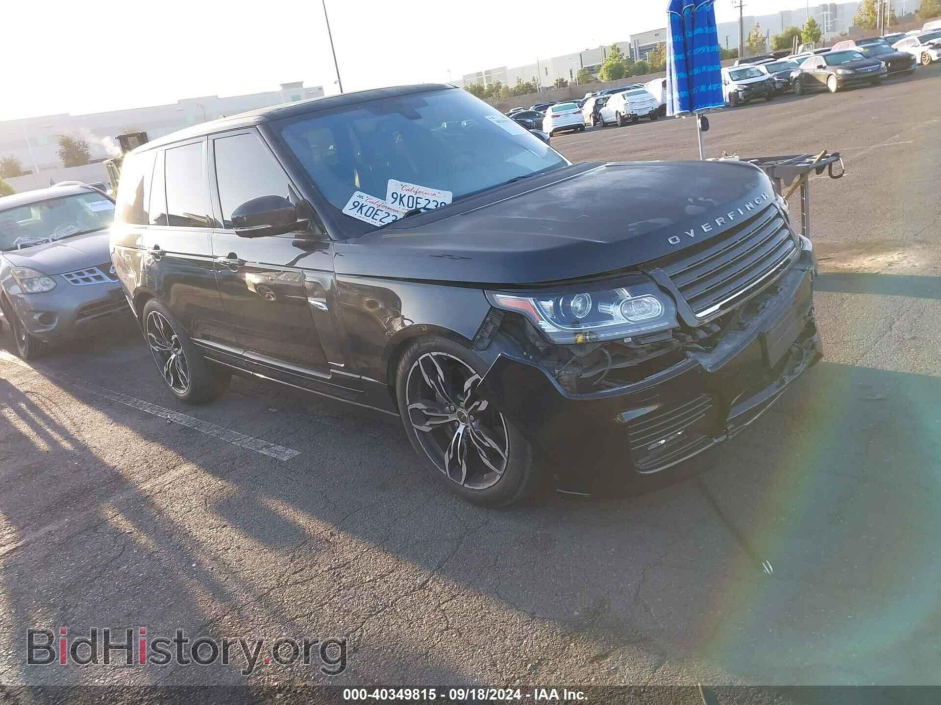 Фотография SALGS2EF3GA301635 - LAND ROVER RANGE ROVER 2016