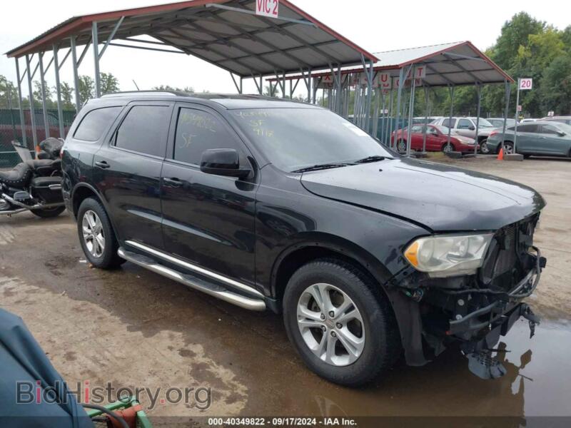 2013 Dodge DURANGO SXT (VIN 1C4RDJAG2DC632824) — photo 1 of 21, IAAI, damage: front end