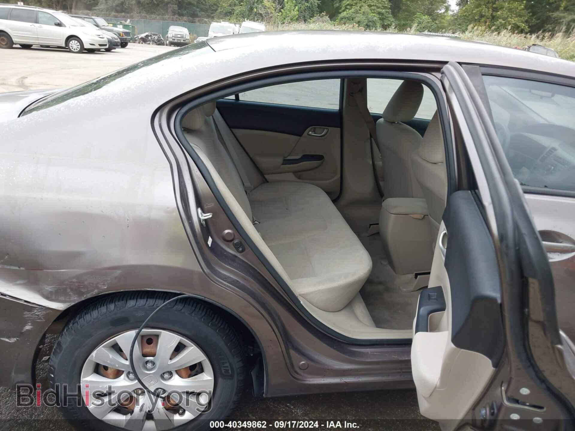 2012 HONDA CIVIC - VIN: 2HGFB2F57CH587849 - Photo 8