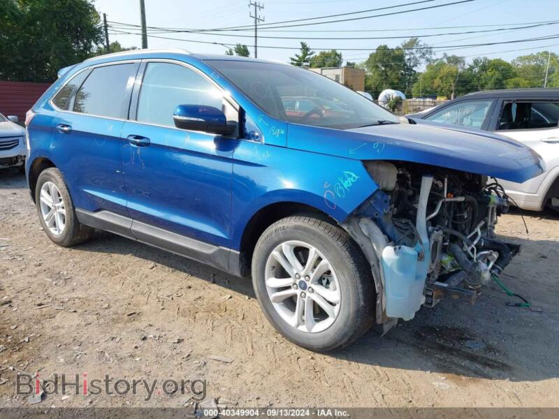 2020 Ford EDGE SEL (VIN 2FMPK4J90LBB03964) — фото 1 из 16, IAAI, повреждение: передняя часть